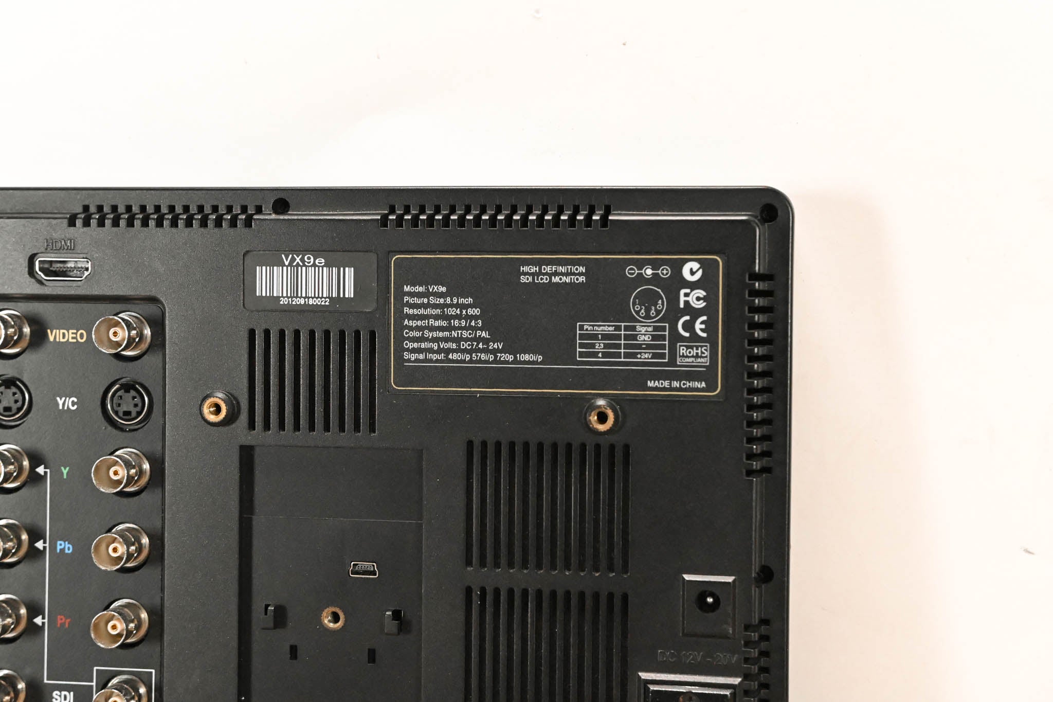 Ikan VX9e 9” HD-SDI LCD Field Monitor (NO POWER SUPPLY)