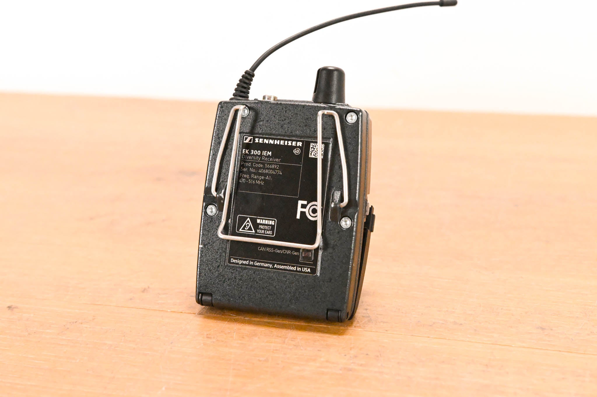 Sennheiser ew 300 IEM G3 Wireless IEM System - A1 Range NO POWER SUPPLY
