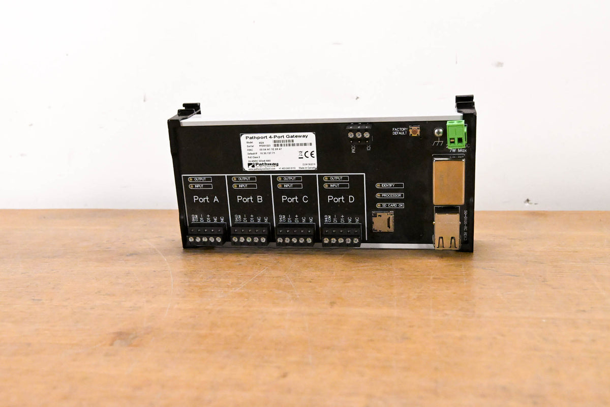 Pathway Connectivity Pathport 6824 4-Port DIN Mount Gateway (NO PSU)
