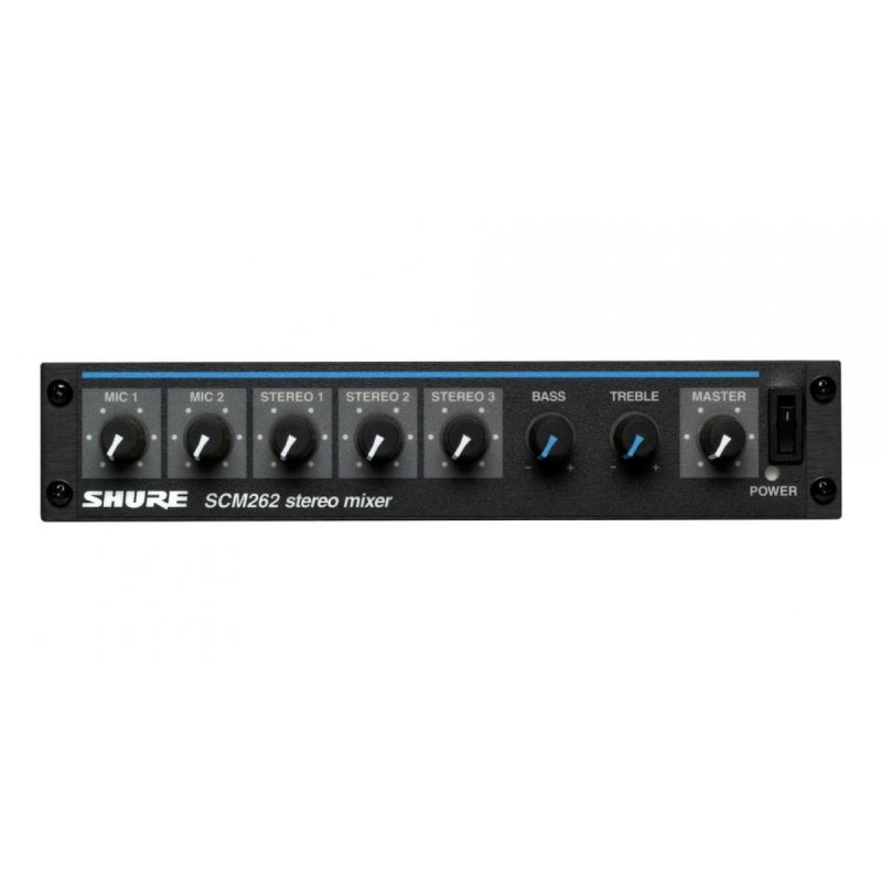 Stereo Mixer for use with 2 Microphones and 3 Ster