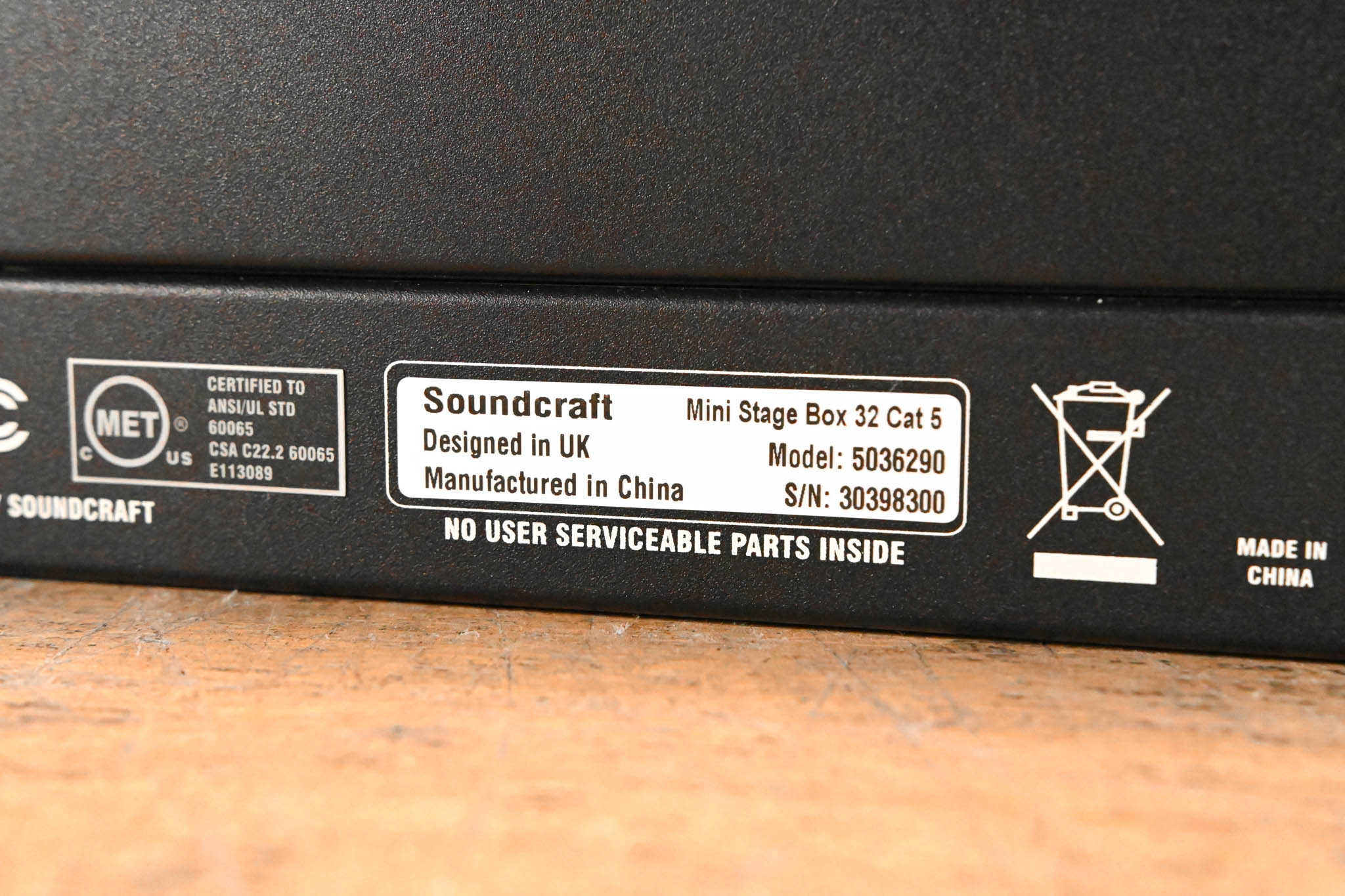 Soundcraft Mini Stagebox 32 Cat 5 32-Ch. Digital Stagebox with MADI Card