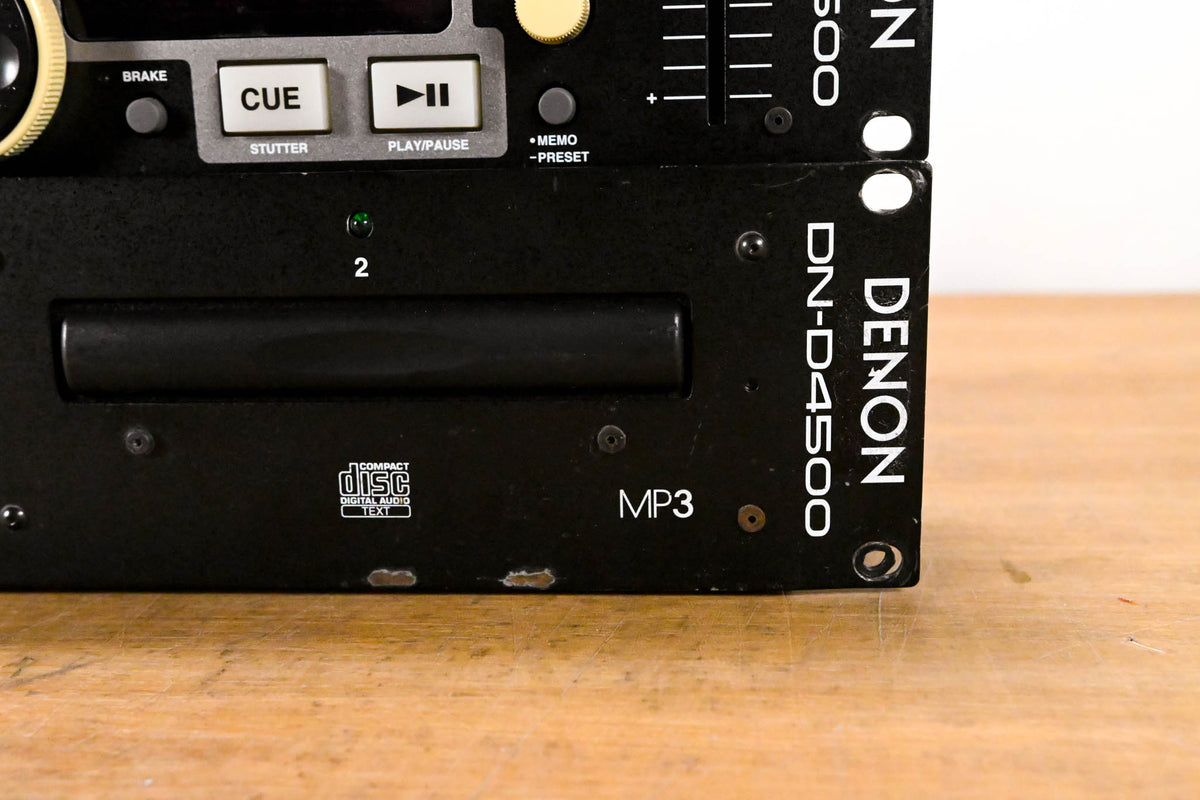Denon DN-D4500 Rackmount Dual CD/MP3 Player with Remote Control