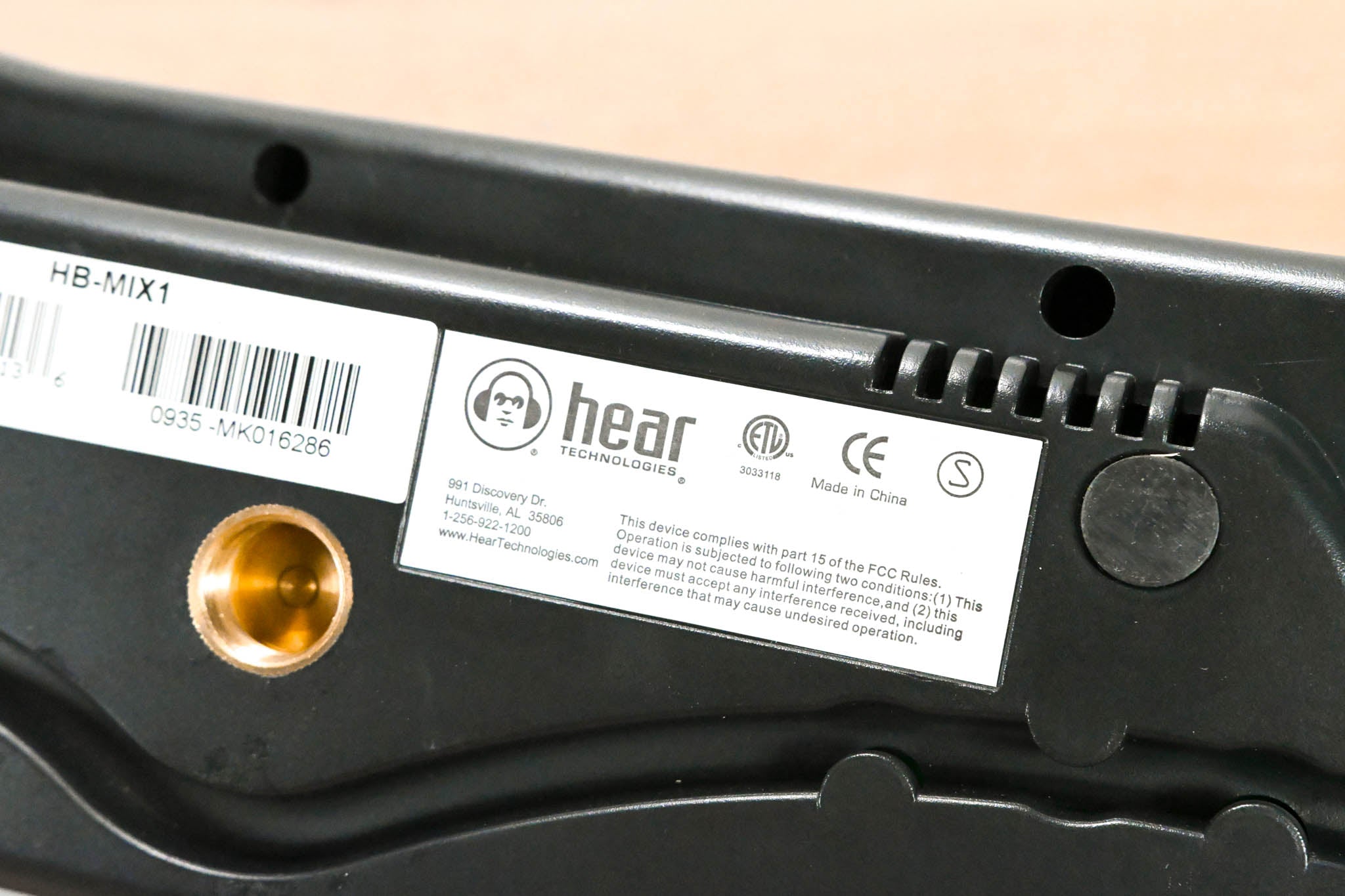 Hear Technologies HB-MIX1 Hear Back Personal Monitor Mixer
