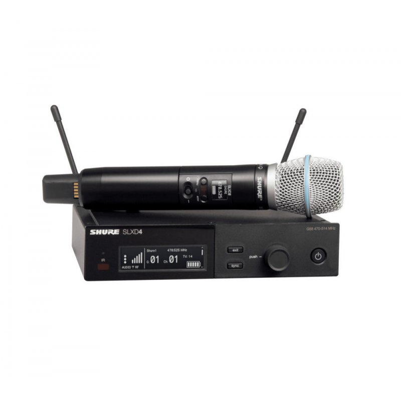 Wireless System with Beta®87A Handheld Transmitter