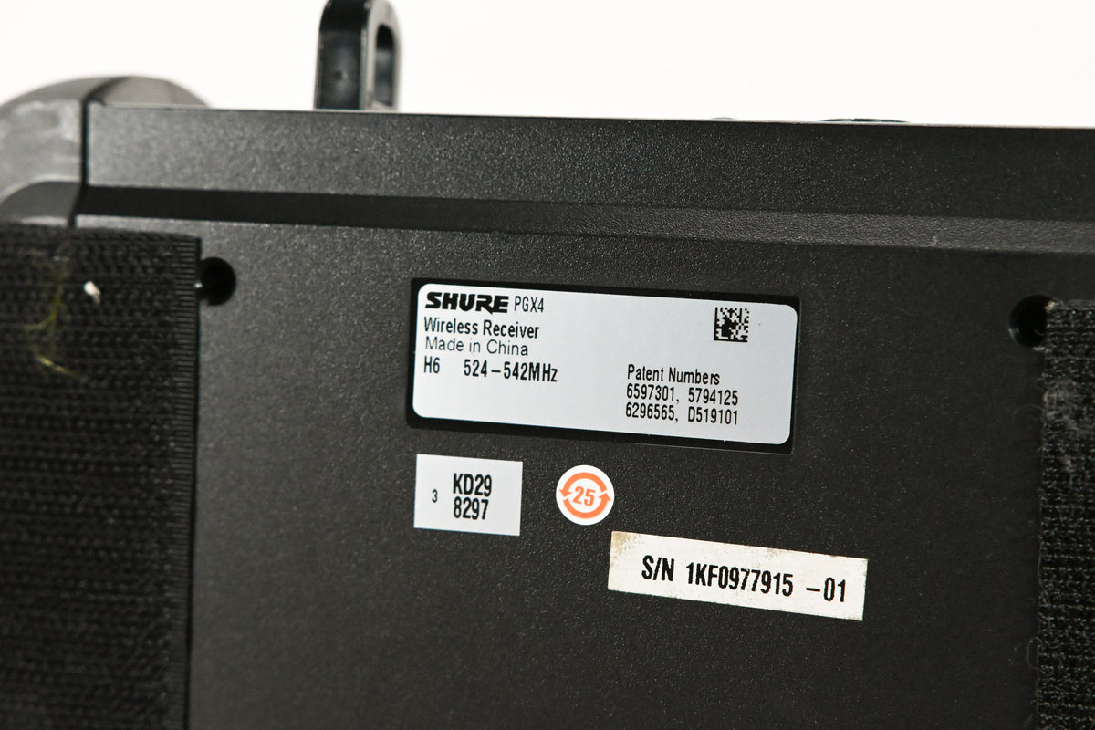 Shure PGX14 Wireless Bodypack System - 524-542 MHz (NO POWER SUPPLY)