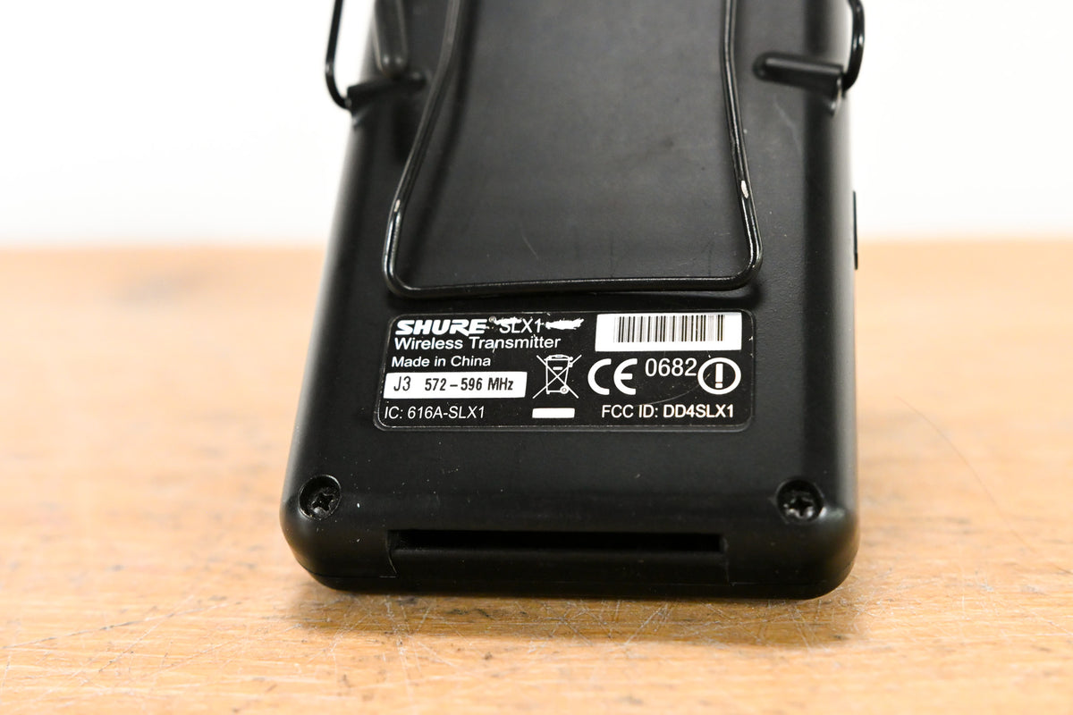 Shure SLX14 Bodypack Wireless System - J3 Band (NO POWER SUPPLY)