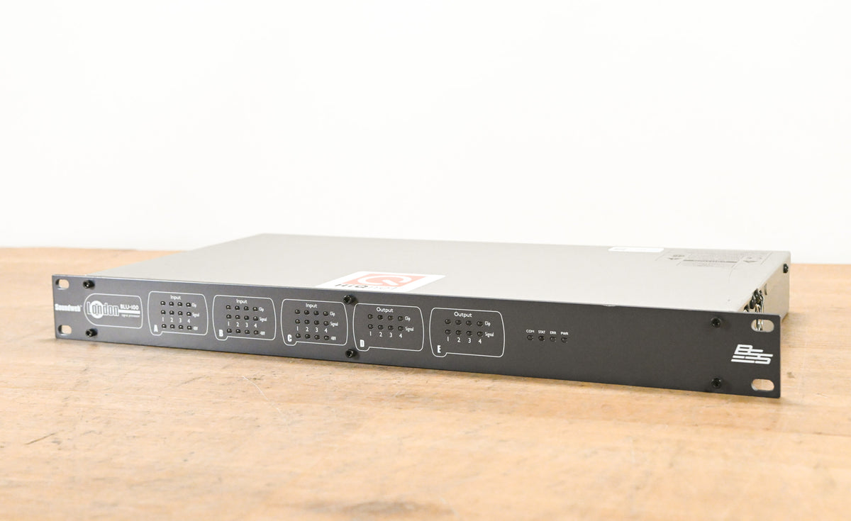BSS London BLU-100 12x8 Signal Processor with BLU Link