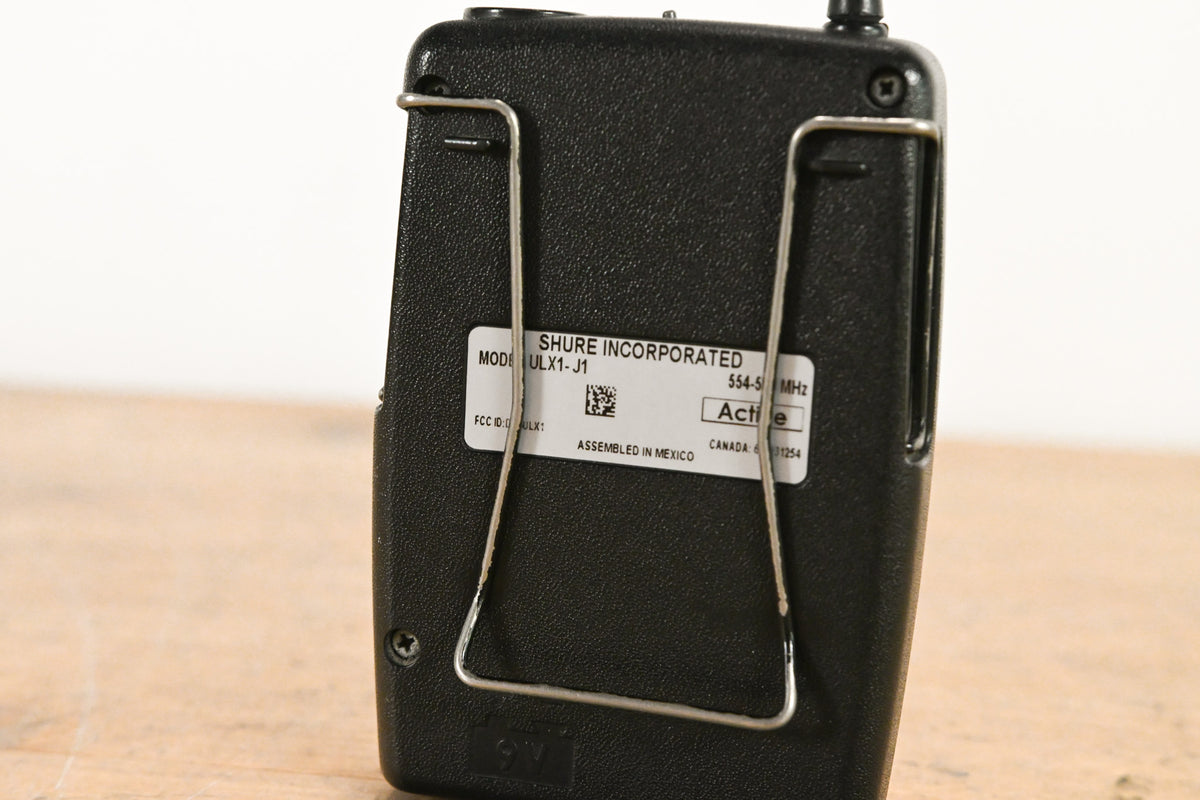 Shure ULXP14 Bodypack Wireless System J1 Band 554-590MHz NO POWER SUPPLY