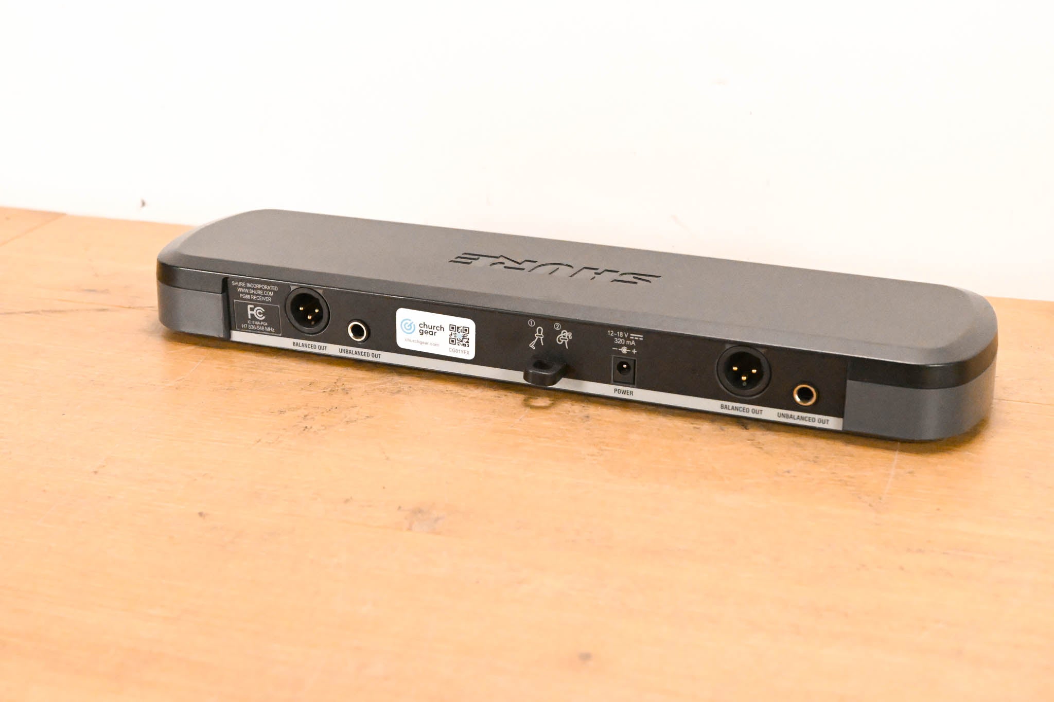 Shure PG88 Dual Wireless System with one PG1 Bodypack - H7 Band (NO PSU)