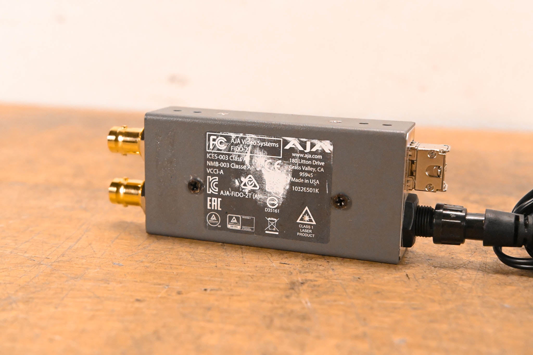 AJA FIDO-2T Dual-Channel SD/HD/3G SDI to Optical Fiber Transmitter