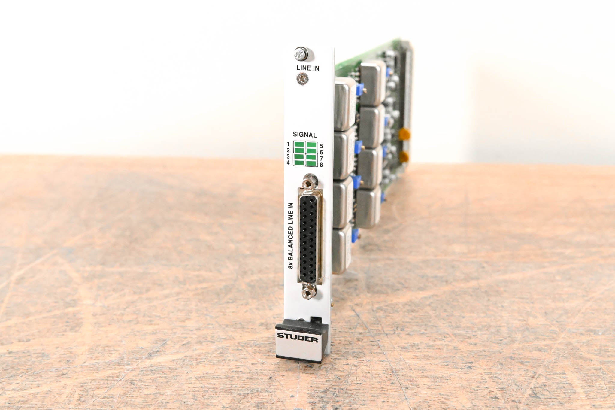 Studer 8-Channel Analog Line In Card for D21m & D23m Modular I/O Systems