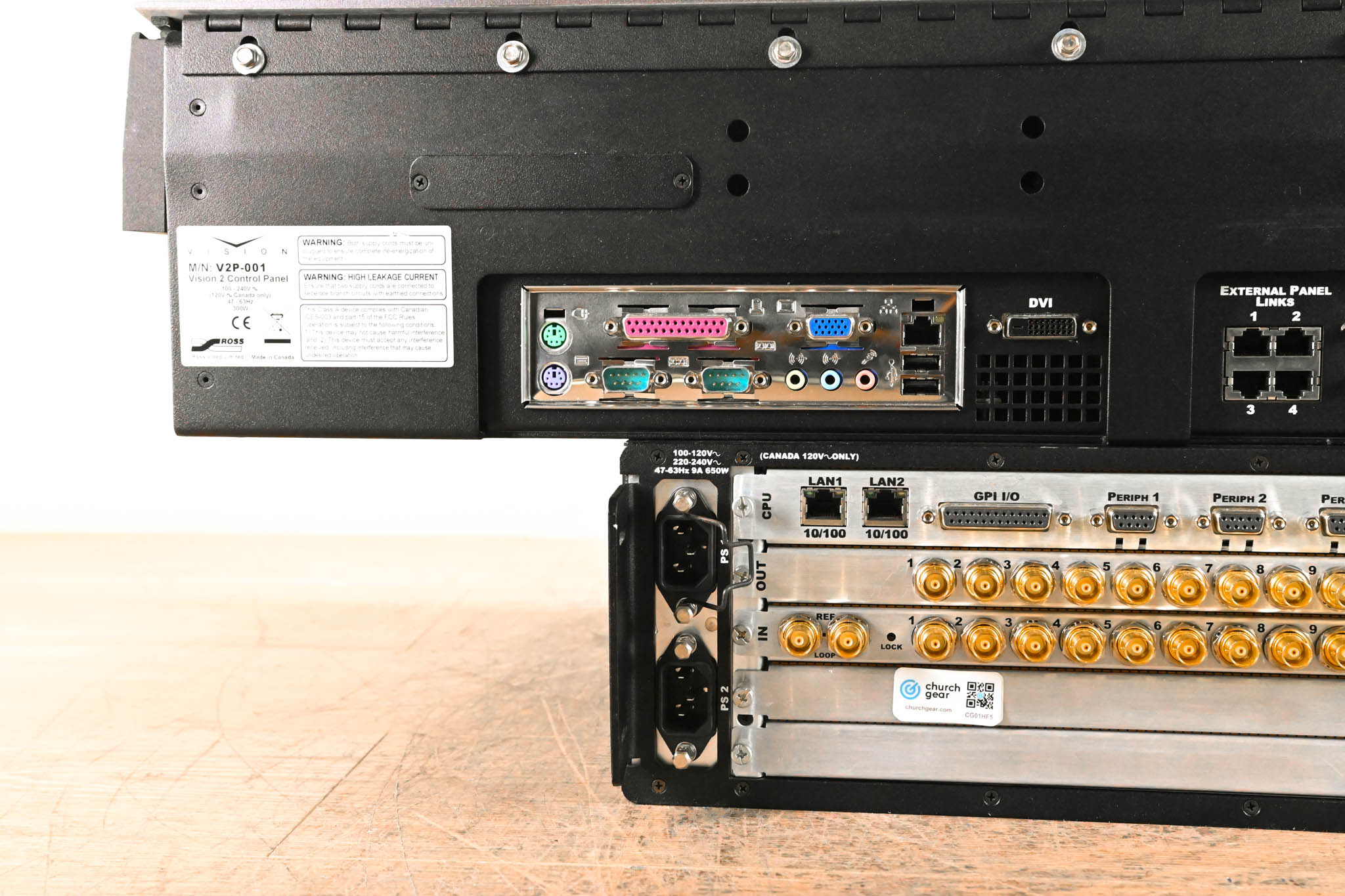 Ross Vision QMD 2 M/E Video Switcher with Vision 2 Panel and Touchscreen