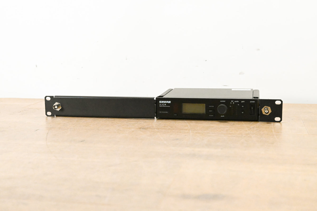 Shure ULXD4 Digital Wireless Receiver - V50 Band: 174-216 MHz (NO PSU)