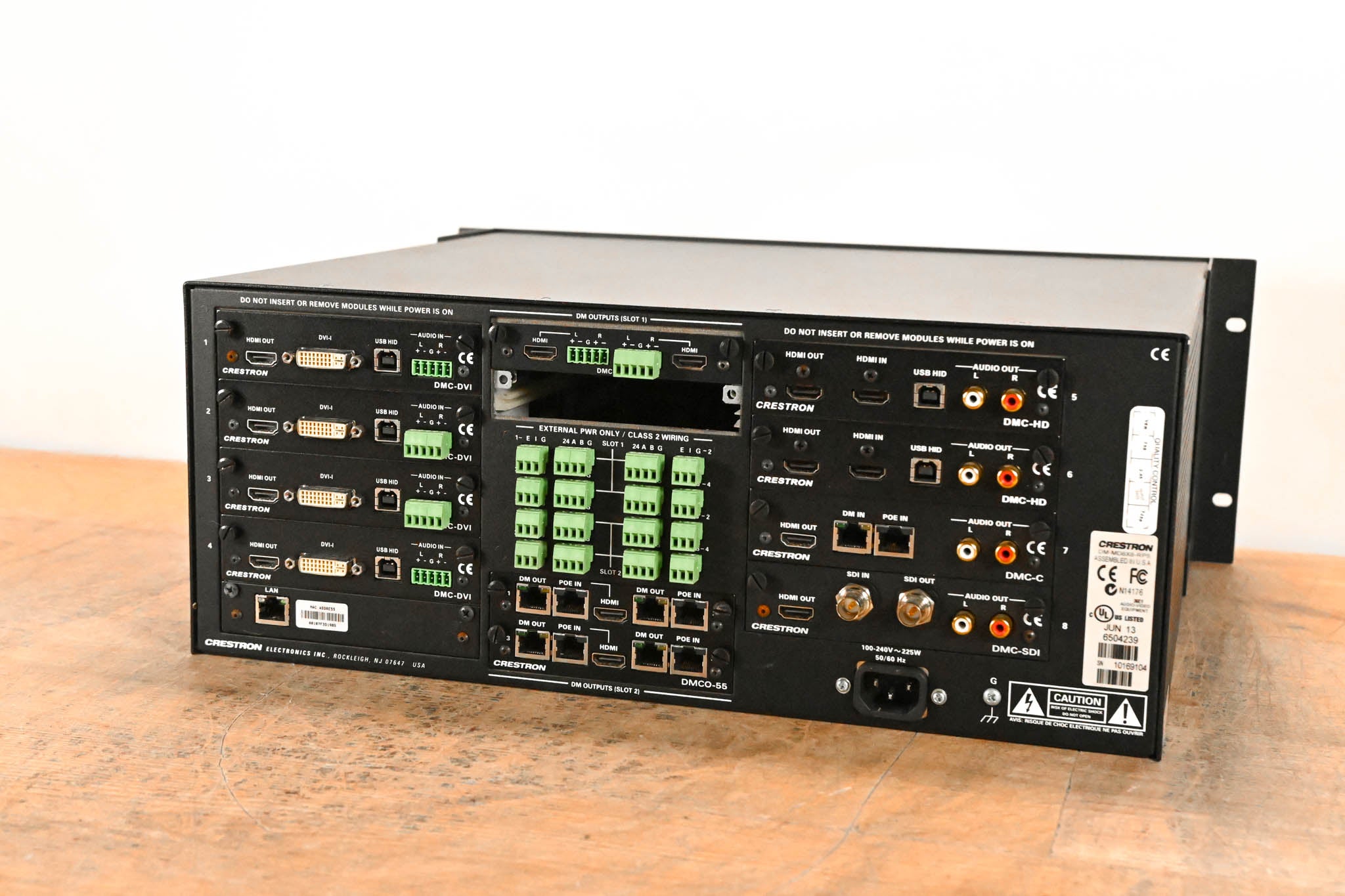 Crestron DM-MD8X8-RPS 8x8 DigitalMedia Switcher with Redundant PSU