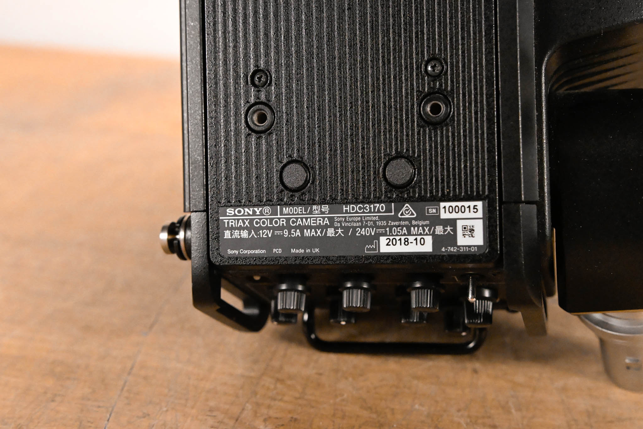 Sony HDC-3170 2/3" 3-CMOS HD Digital Triax System Camera