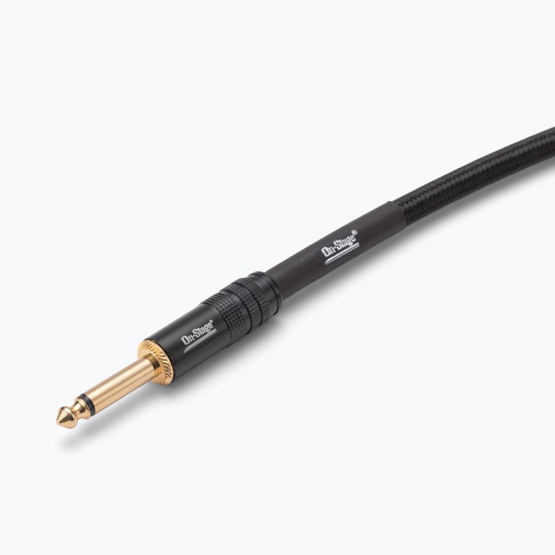 Production-Grade Braided Instrument Cable (Right Angle to Straight)