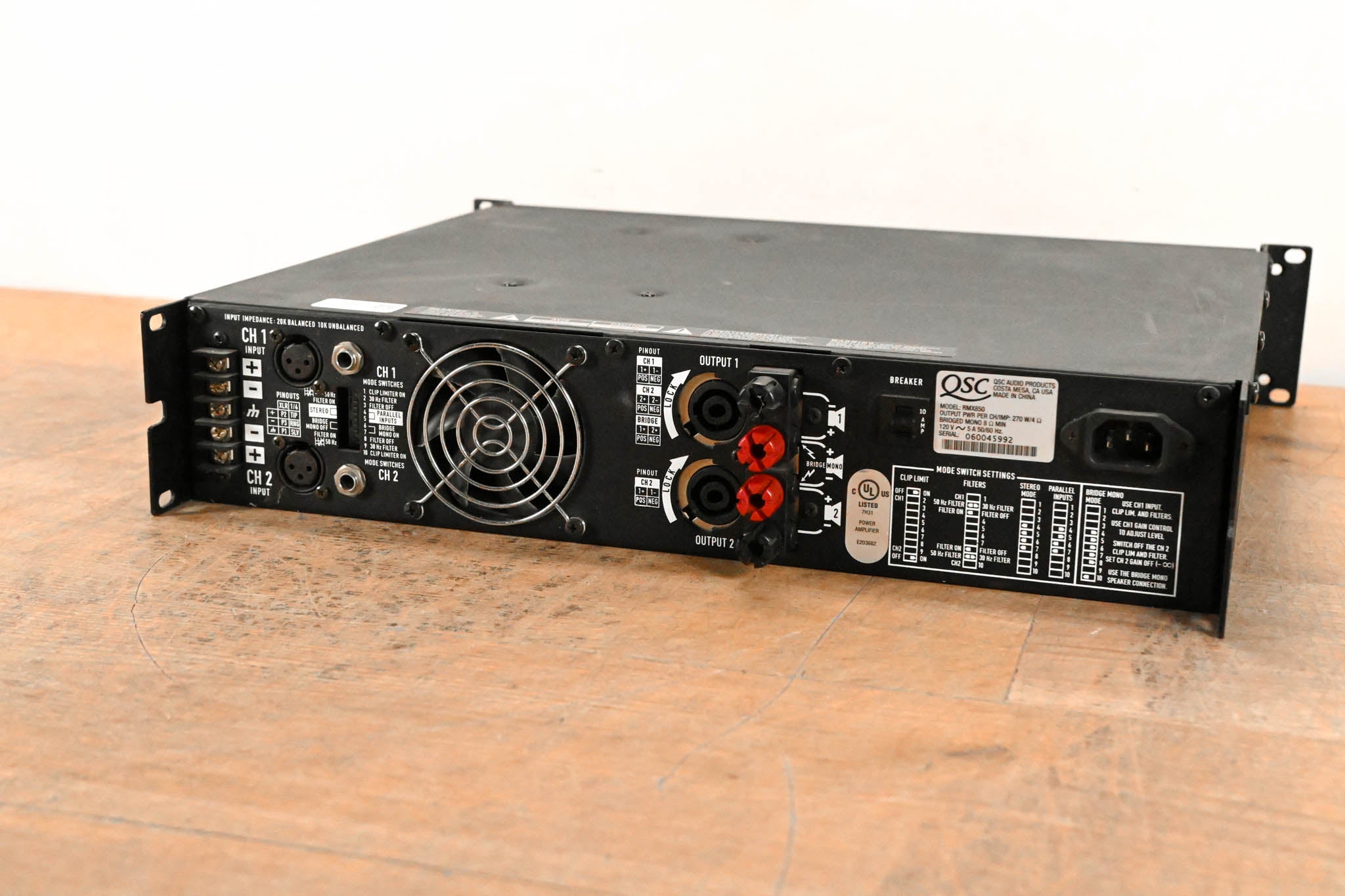 QSC RMX850 2-Channel Power Amplifier