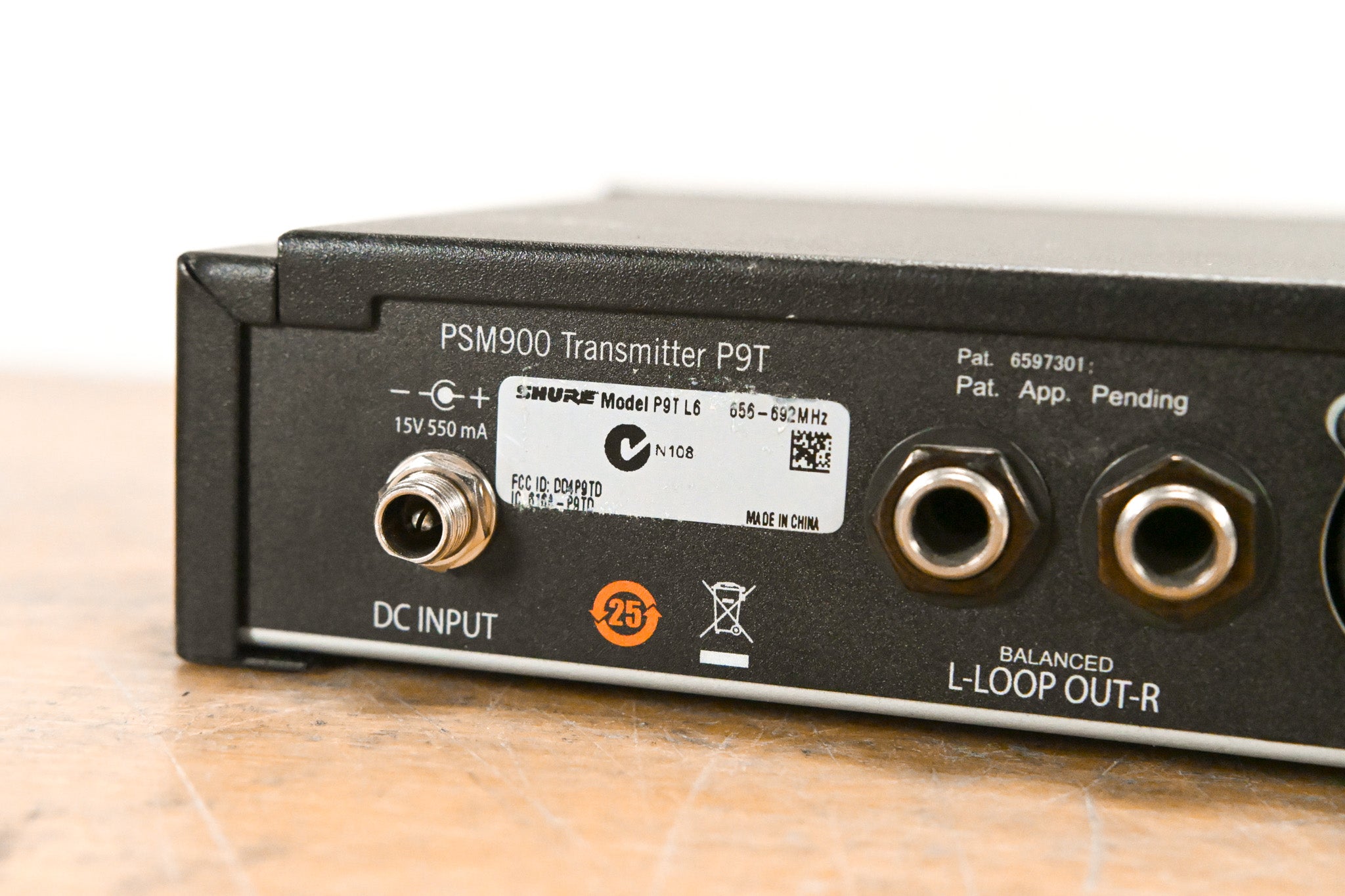 Shure PSM 900 Wireless IEM System L6 Band: 656-692 MHz (NO POWER SUPPLY)
