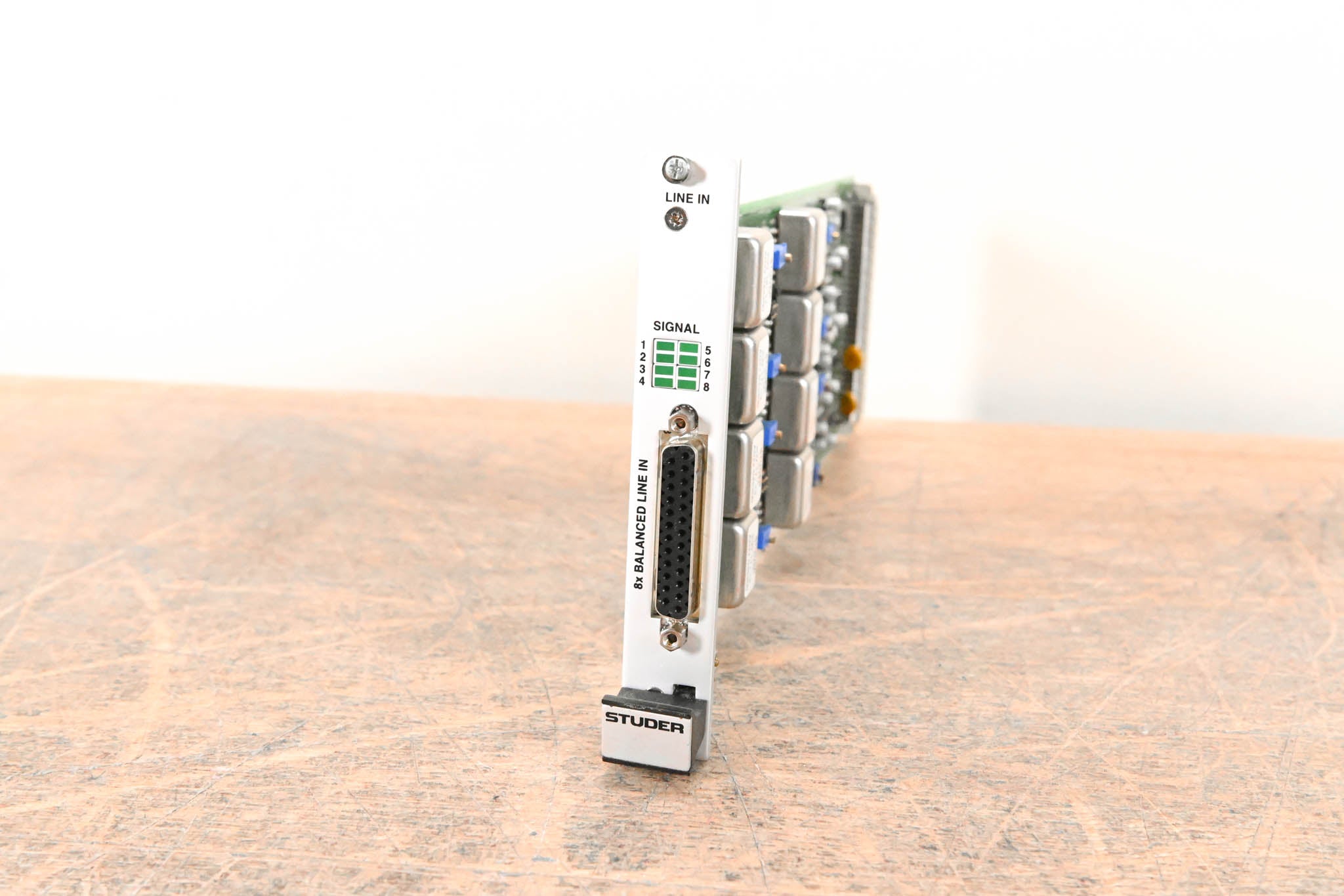 Studer 8-Channel Analog Line In Card for D21m & D23m Modular I/O Systems