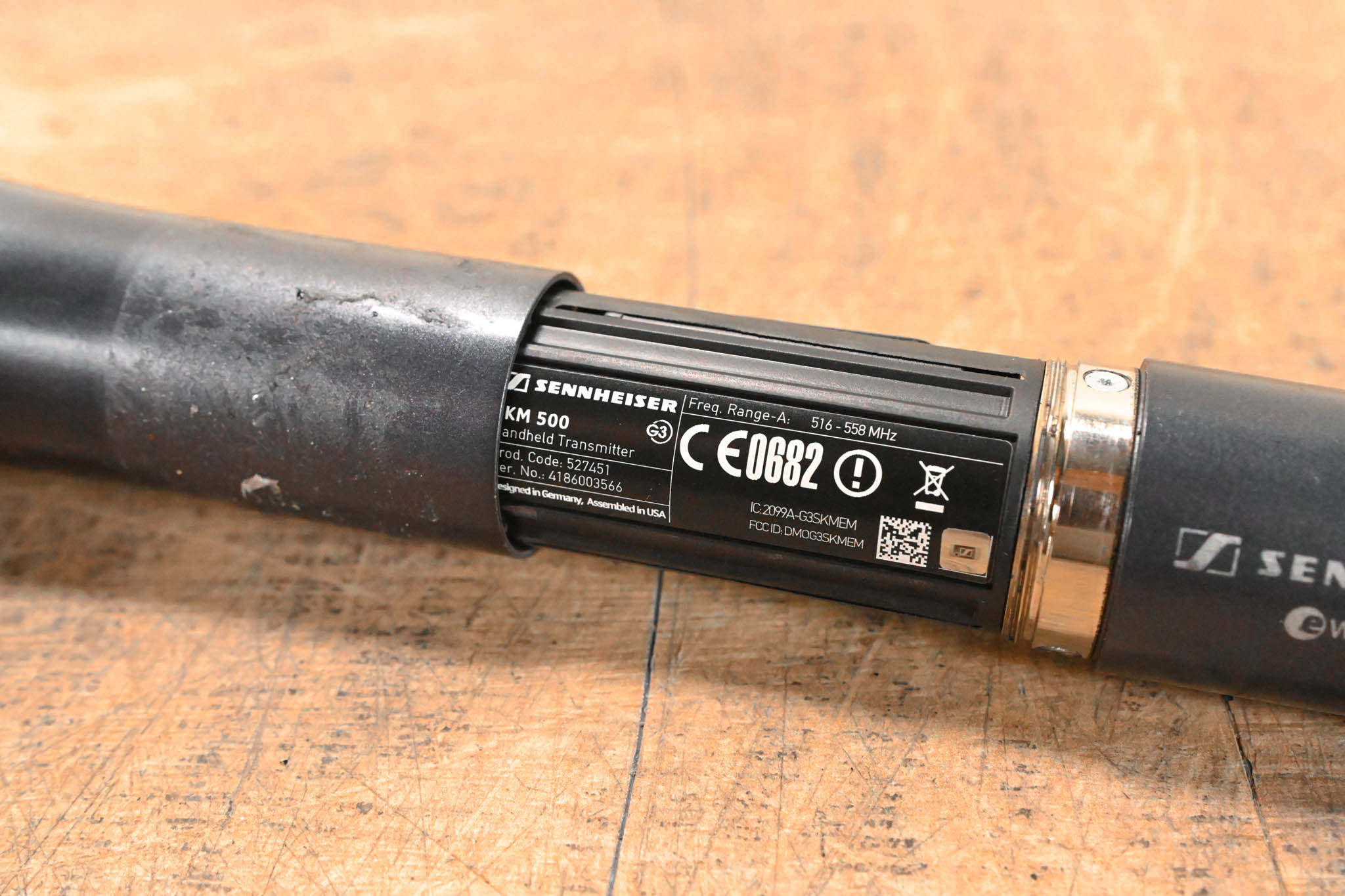 Sennheiser ew 500 G3 Handheld Wireless System - A Range NO POWER SUPPLY