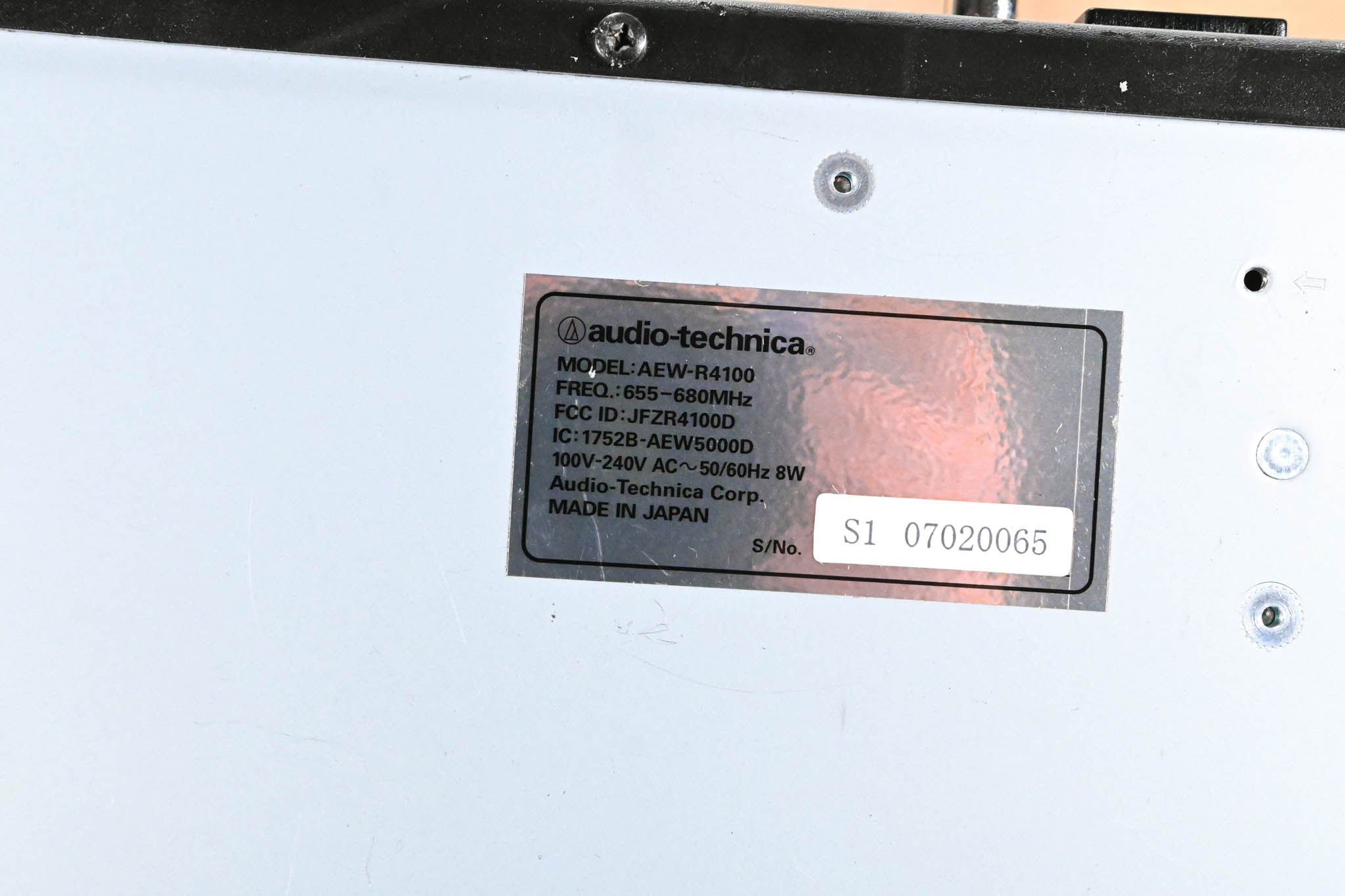 Audio-Technica AEW-R4100 UHF Wireless Receiver - D Band: 655-680 MHz