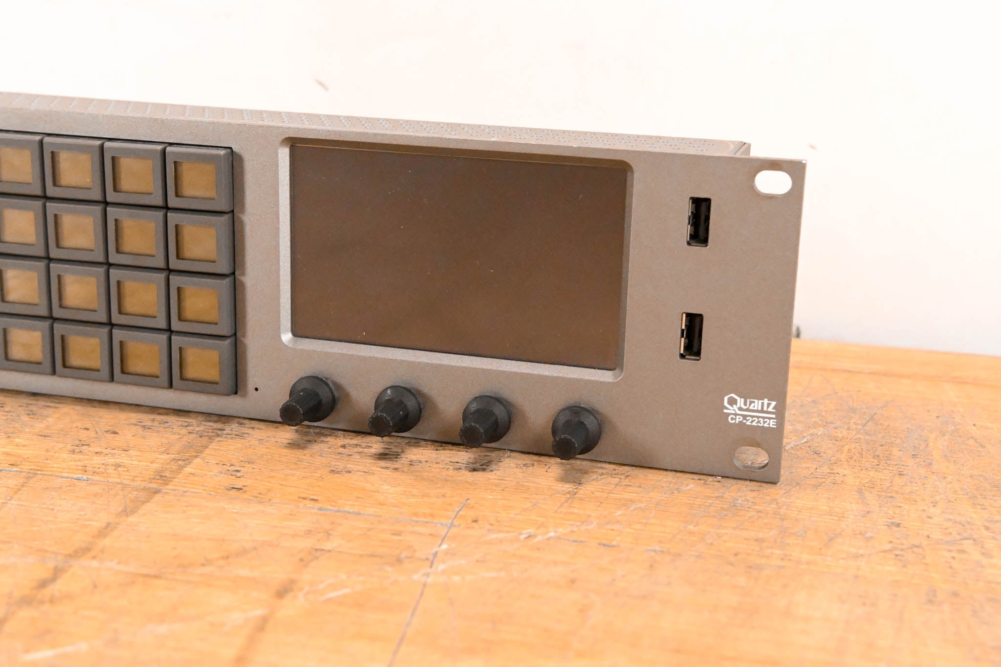 Evertz CP-2232E Advanced System Control Panel w/ 32 LCD Buttons (NO PSU)