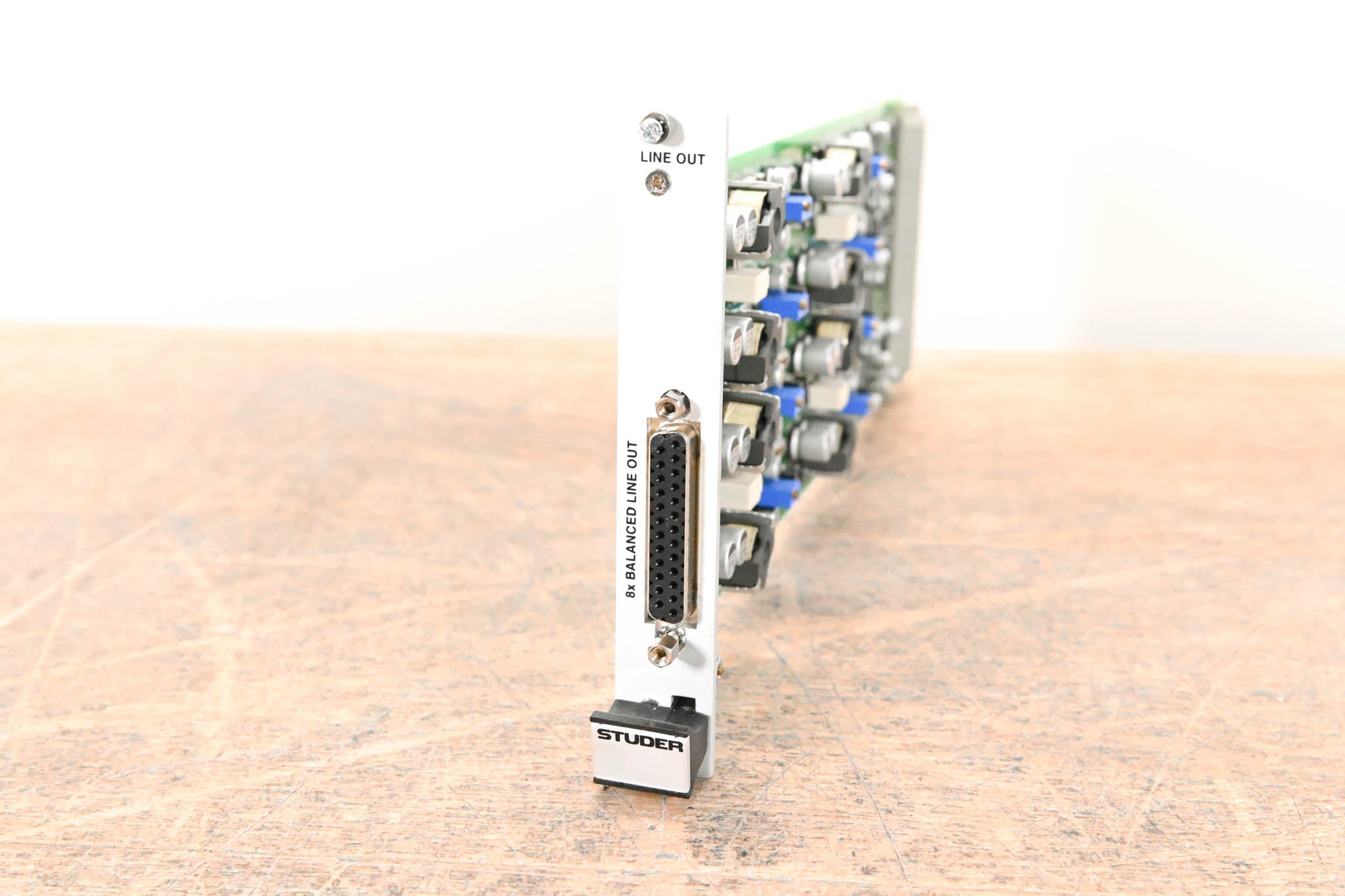 Studer 8-Channel Analog Line Out Card for D21m & D23m Modular I/O System