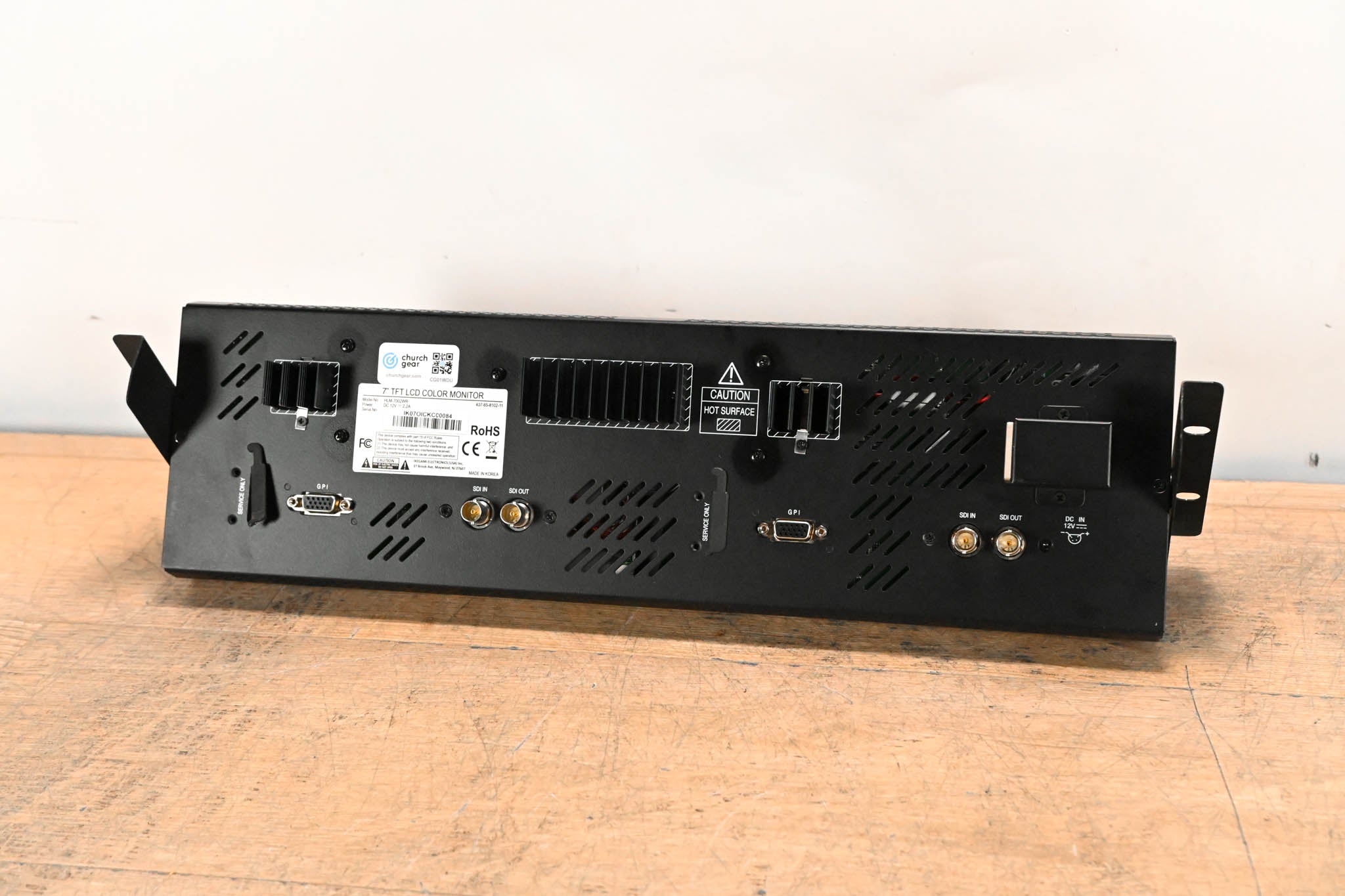 Ikegami HLM-7002WR 7" Dual HDTV/SDTV Multi-Format LCD Monitor (NO PSU)