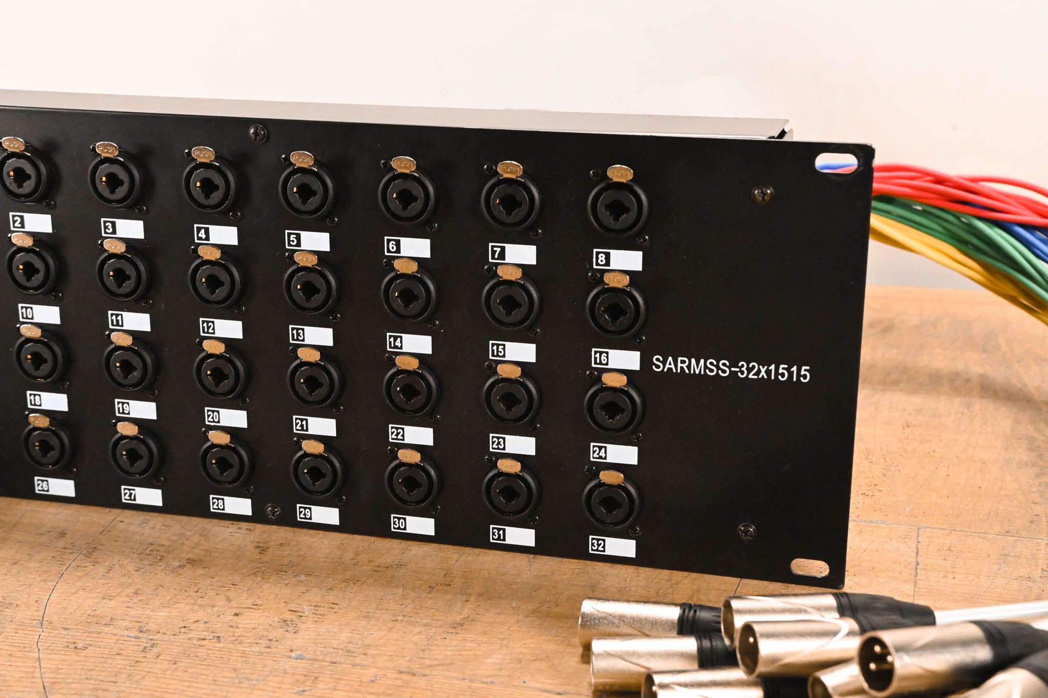 Seismic Audio SARMSS-32x1515 - 32-CH XLR TRS Combo Splitter Snake Cable