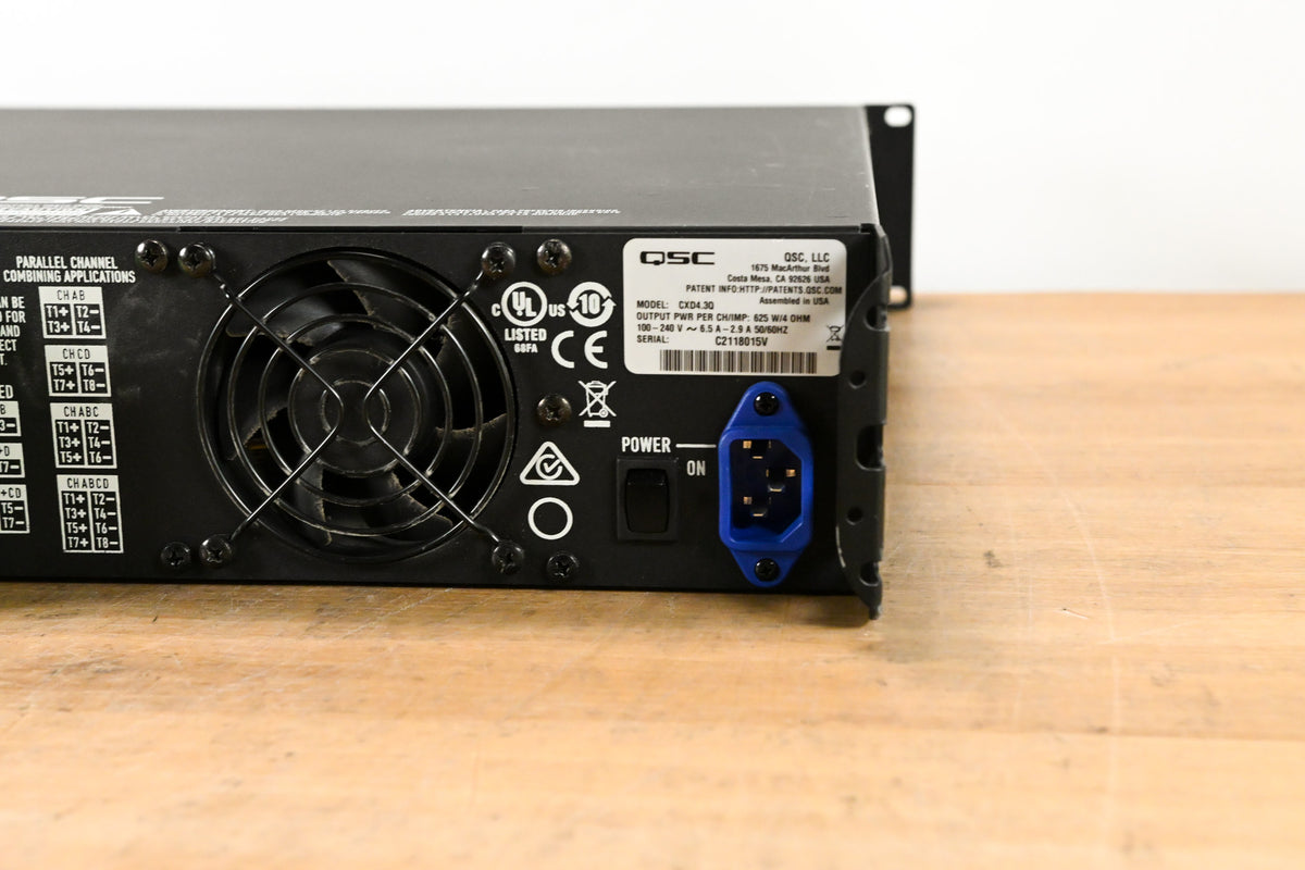 QSC CXD4.3Q 4-Channel Network Amplifier