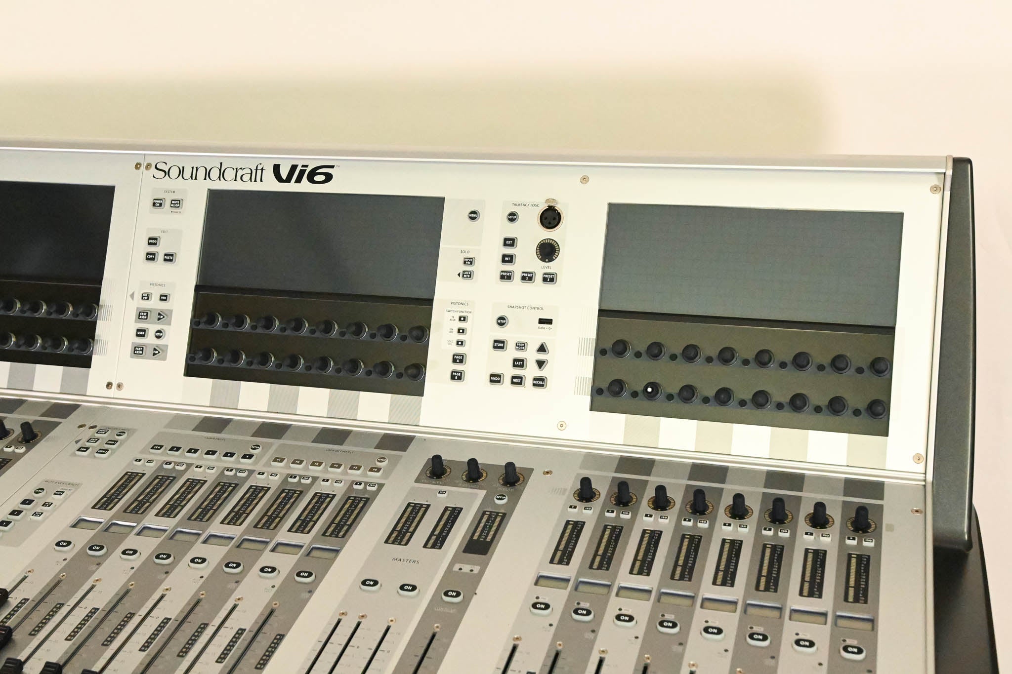 Soundcraft Vi6 Console with Local Rack, Stage Box, and Breakout Box