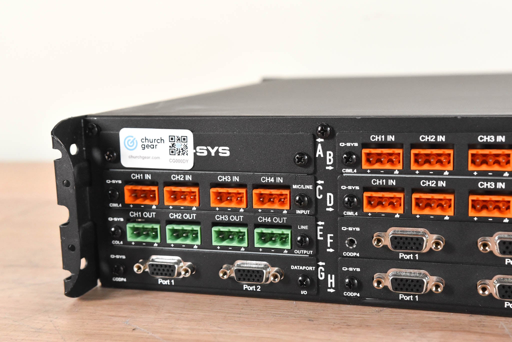 QSC Q-SYS I/O Frame 8s Integrated System Platform