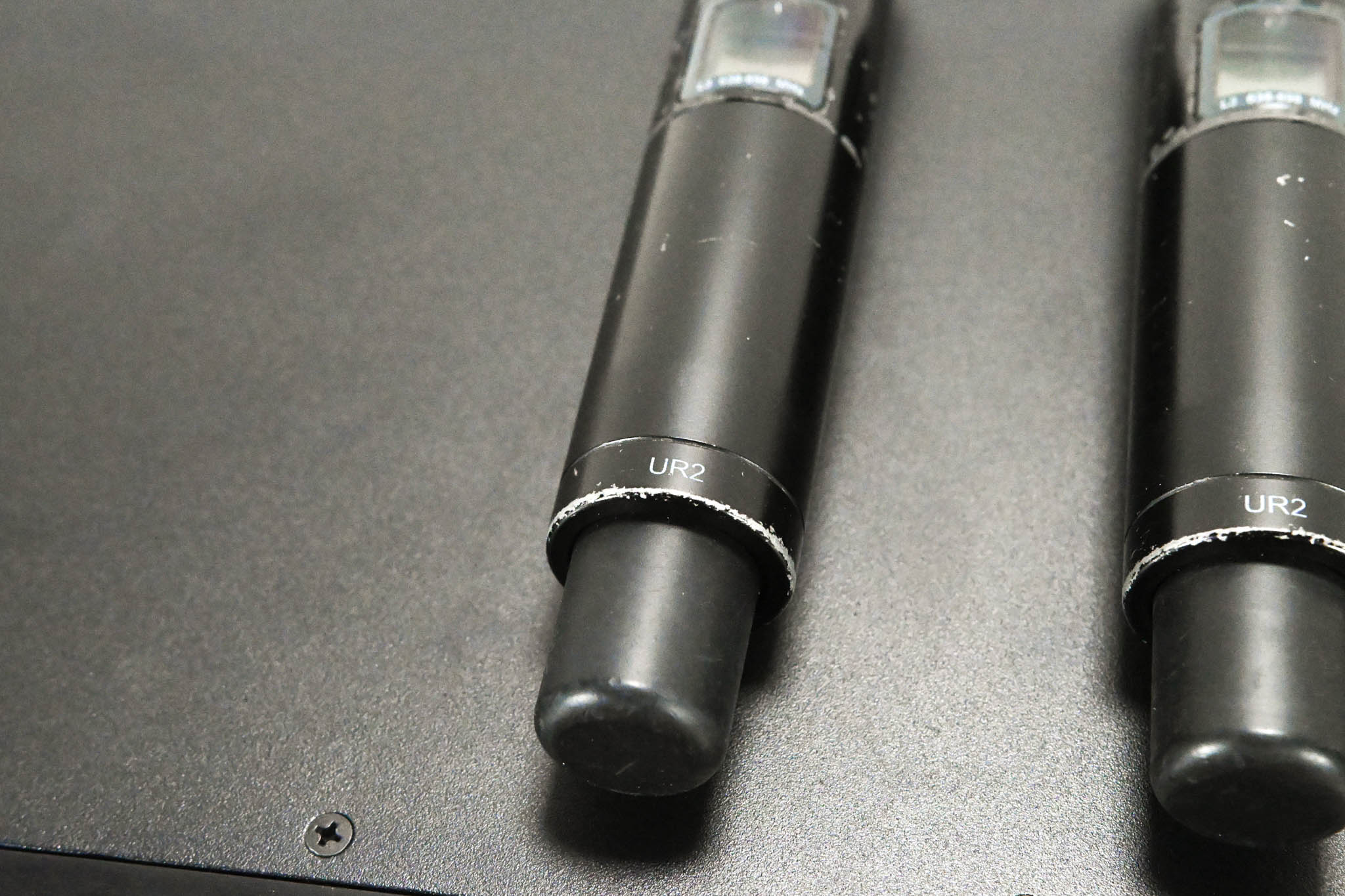 Shure UR4D Dual Receiver w/ two UR2 Transmitters (No Capsules) - L3