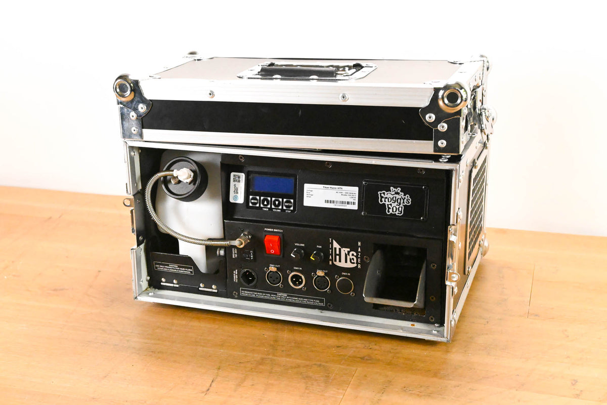 Froggy's Fog Titan HT6 1200W Water-Based Haze Machine (NO POWER CABLE)