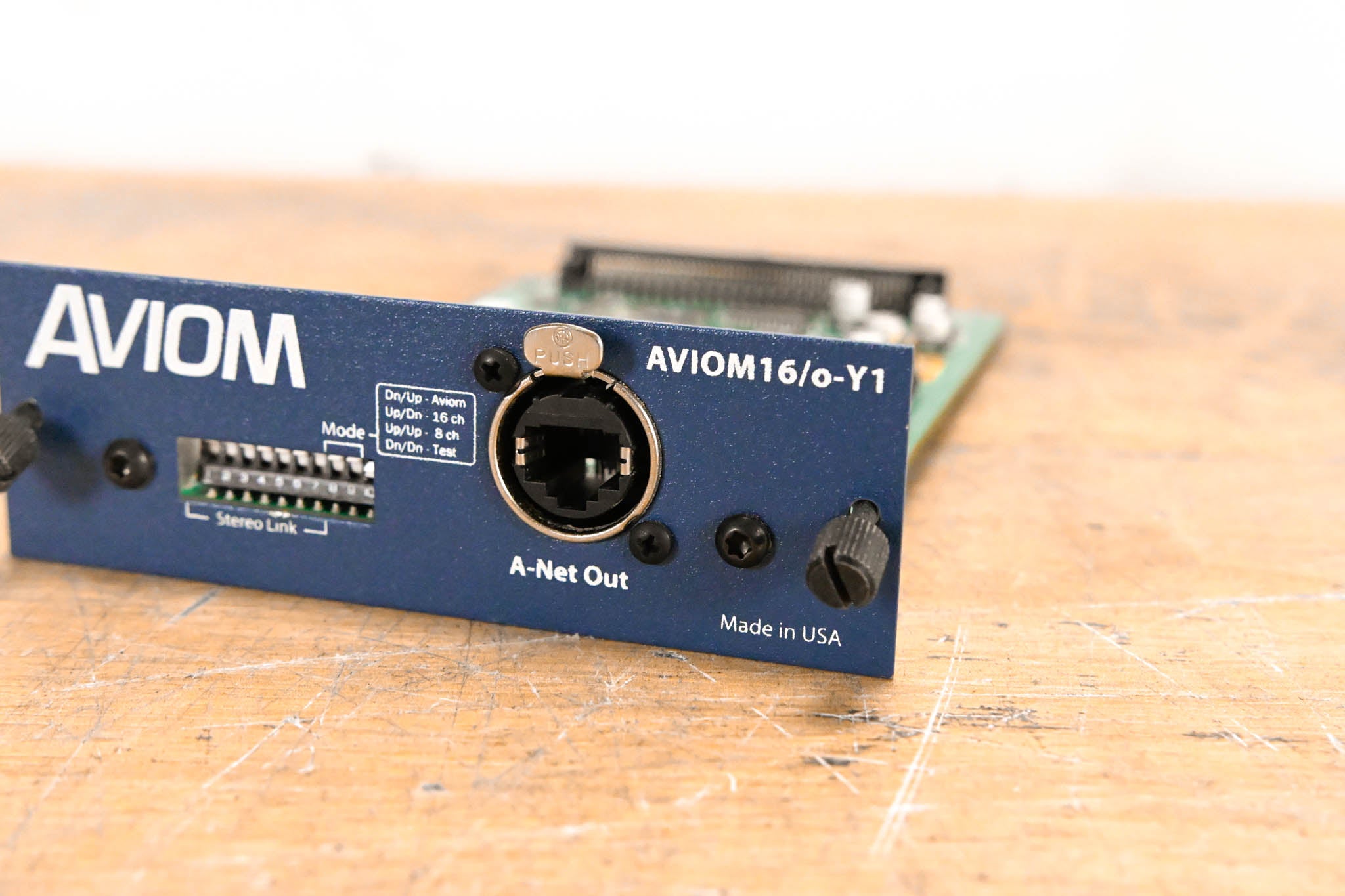 Aviom 16/o-Y1 A-Net Card for Yamaha Digital Products