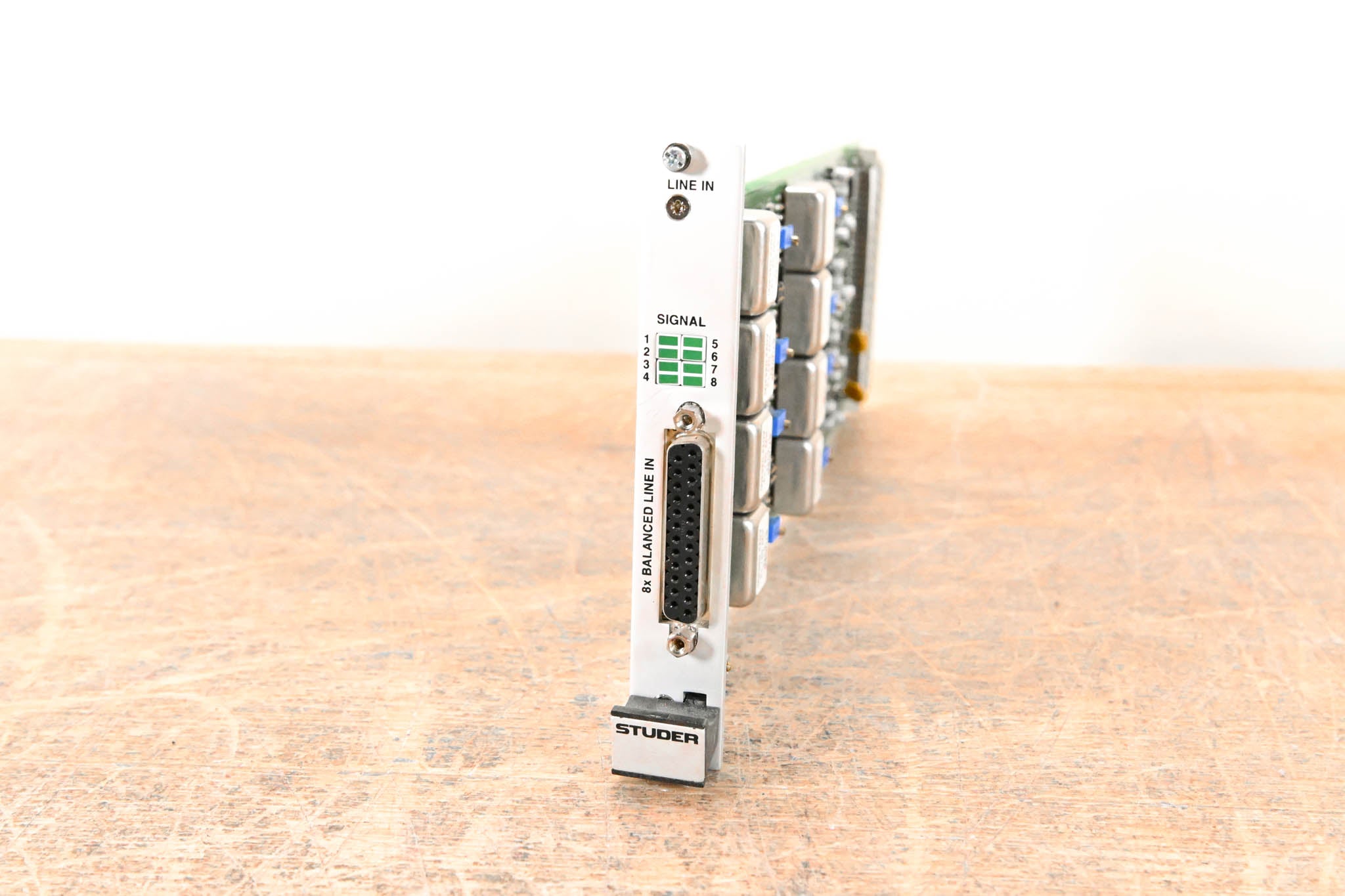 Studer 8-Channel Analog Line In Card for D21m & D23m Modular I/O Systems