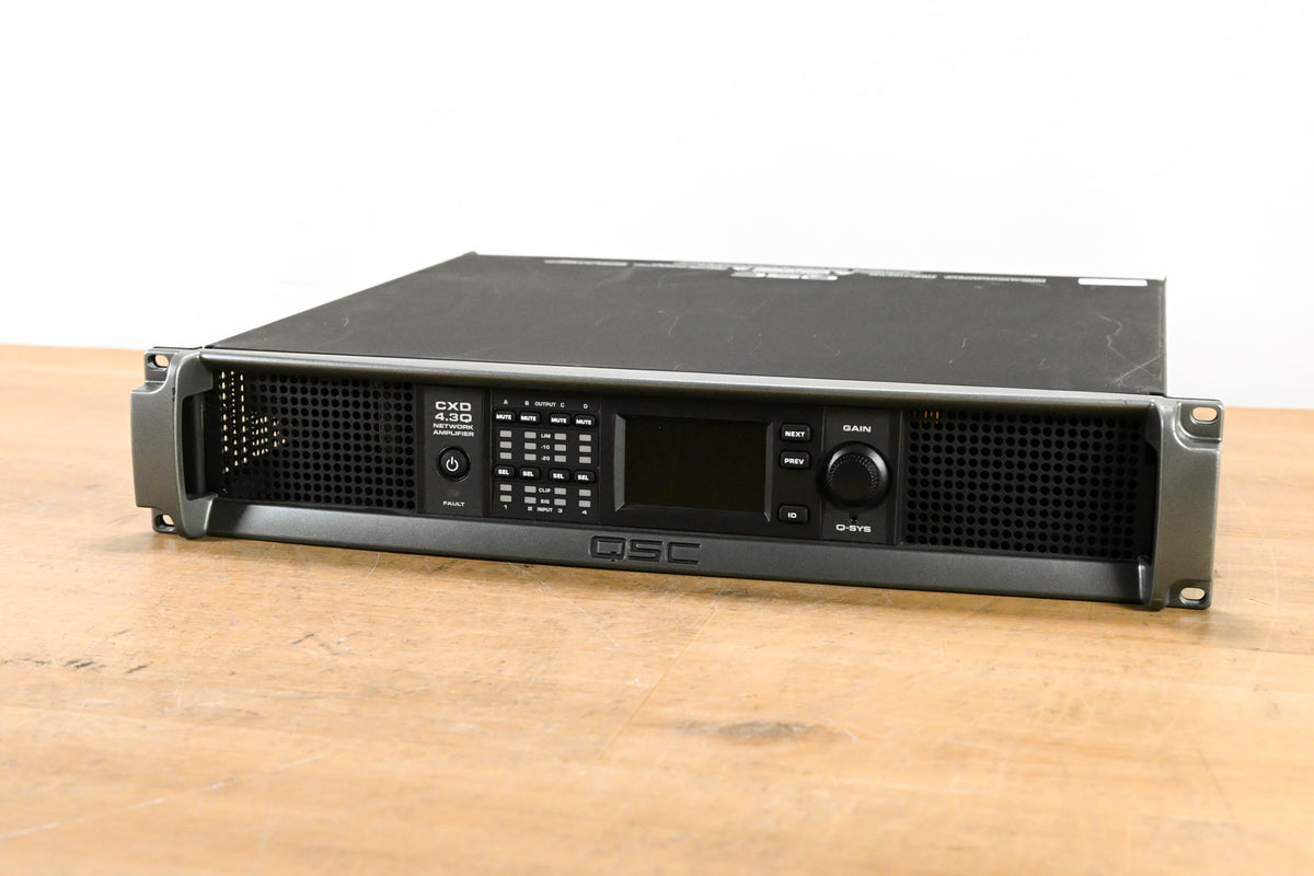 QSC CXD4.3Q 4-Channel Network Amplifier