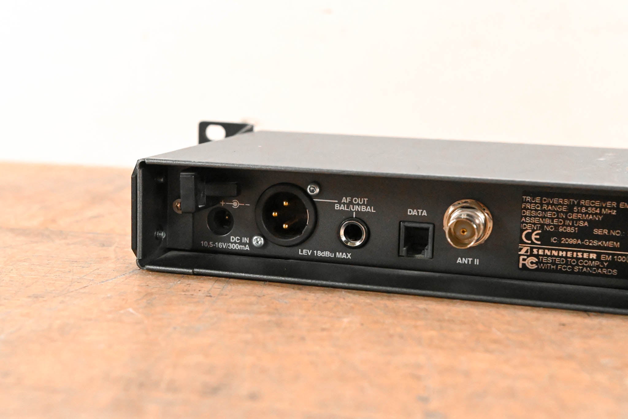 Sennheiser ew 100 G2 Bodypack Wireless System 518-554MHz NO POWER SUPPLY