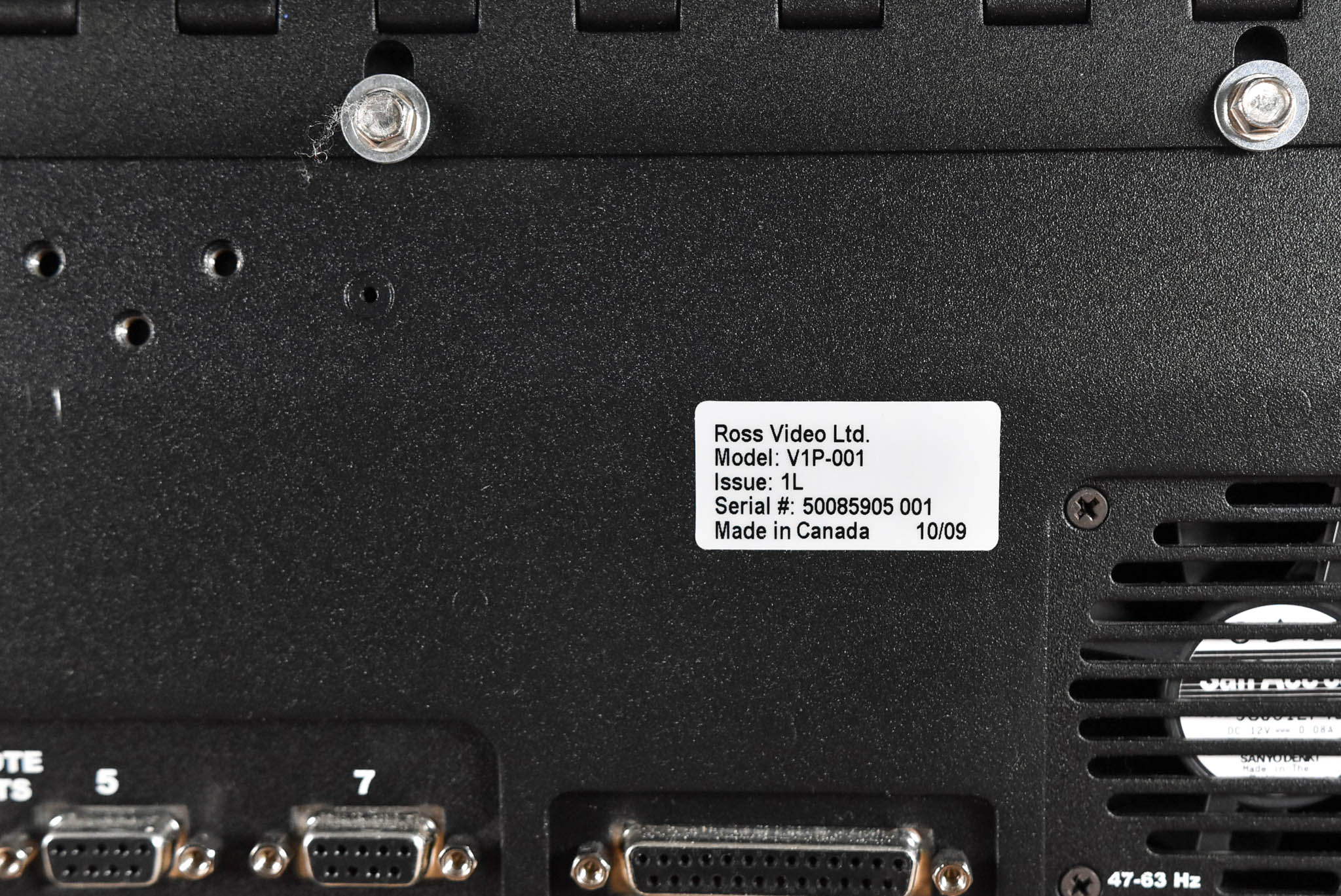 Ross Vision QMD 1 M/E Video Switcher with Vision 1 Panel
