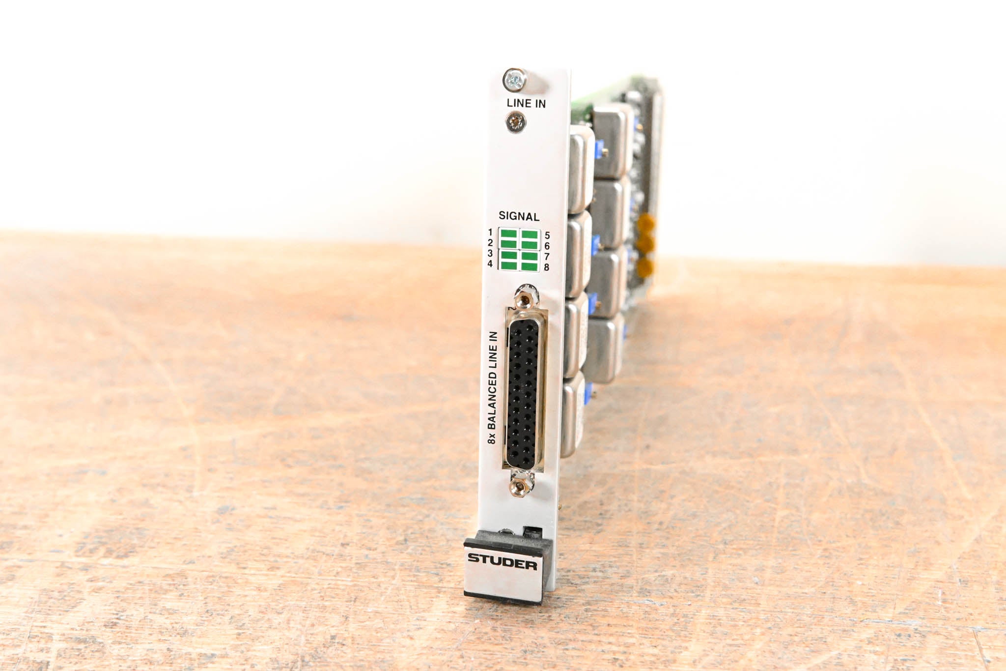 Studer 8-Channel Analog Line In Card for D21m & D23m Modular I/O Systems