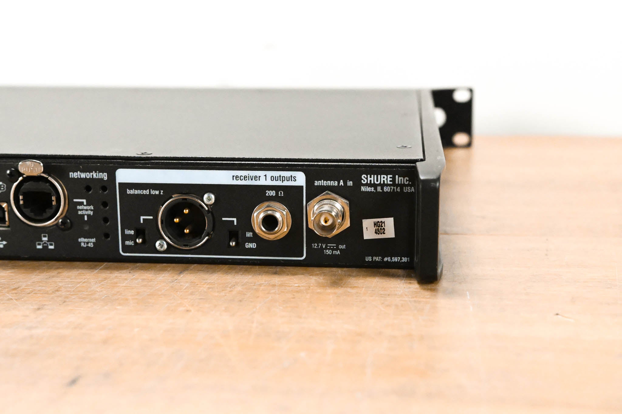 Shure UR4D Dual Receiver w/ two UR2 Transmitters (No Capsules) - L3