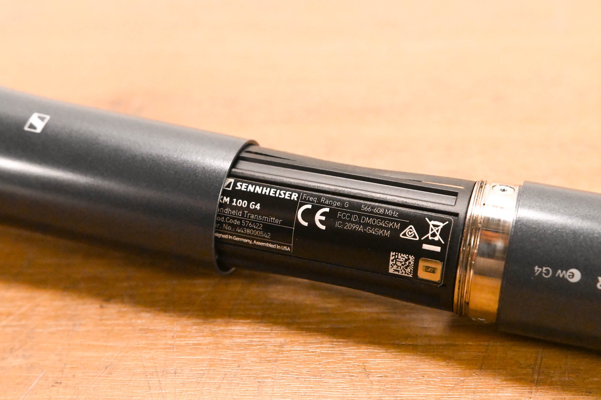 Sennheiser SKM 100 G4 Wireless Handheld Transmitter - G Band: 566-608MHz