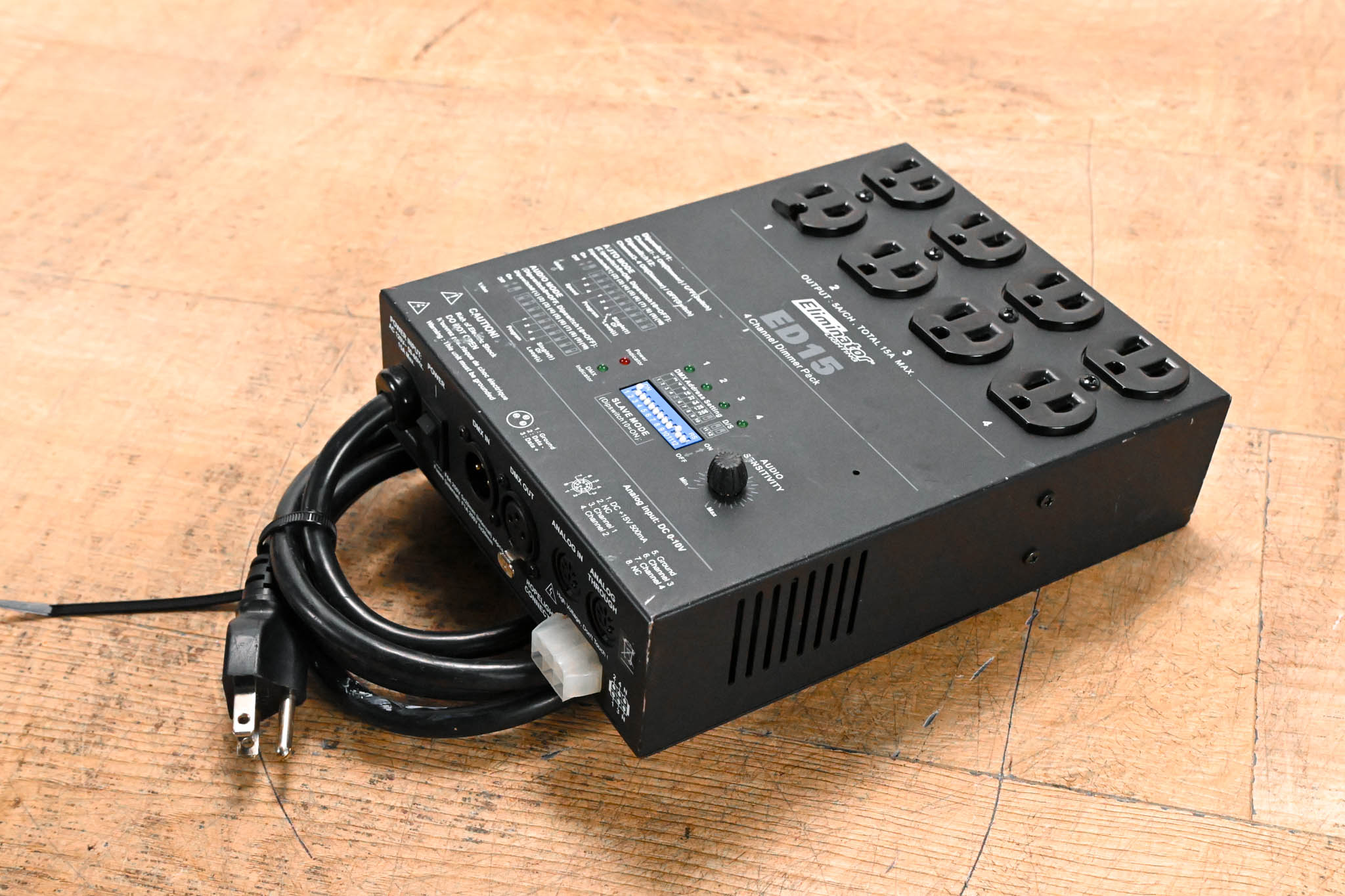 Eliminator Lighting ED15 4-Channel Dimmer Pack