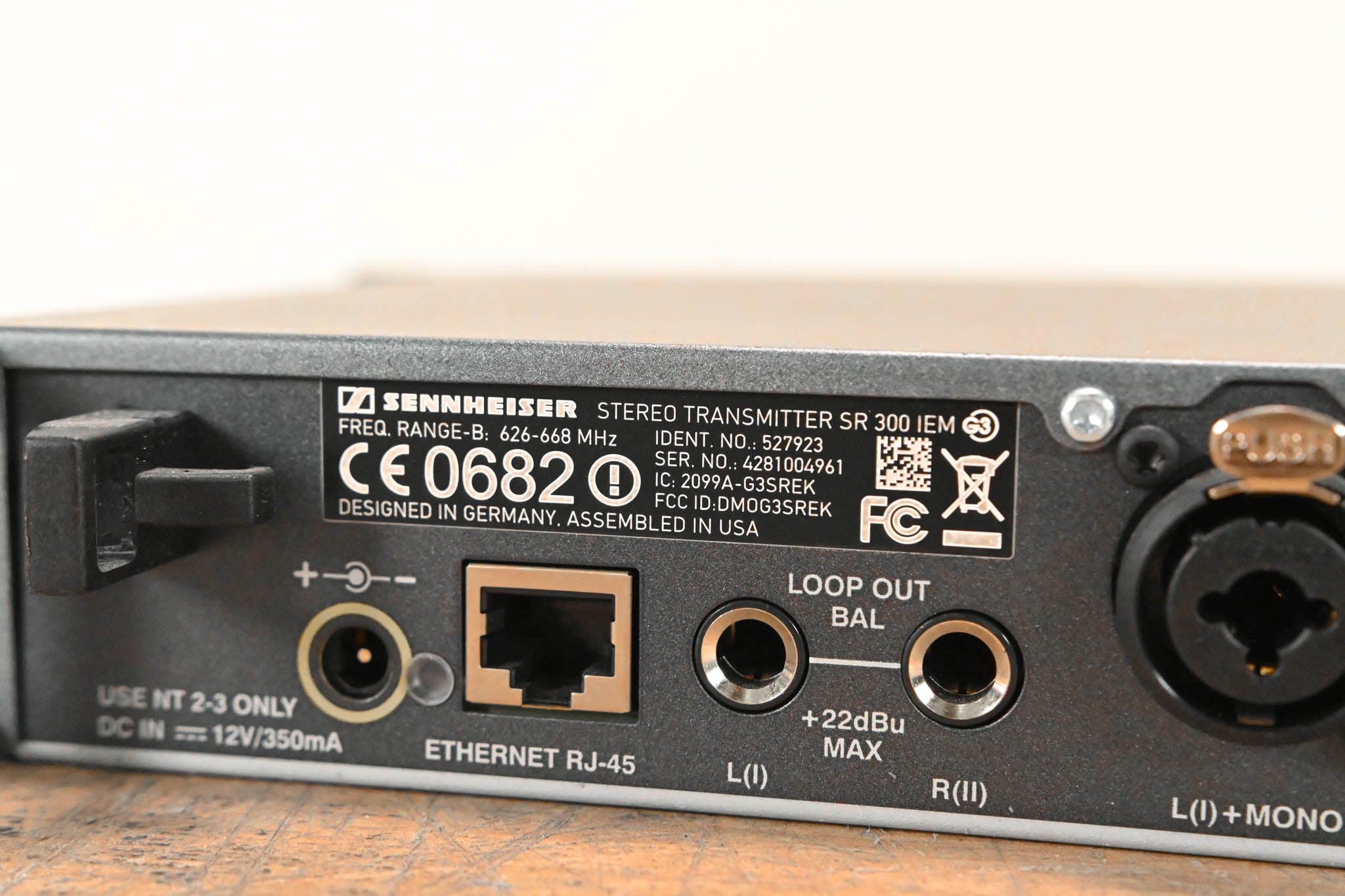 Sennheiser ew 300 IEM G3 Wireless IEM System 626-668 MHz NO POWER SUPPLY