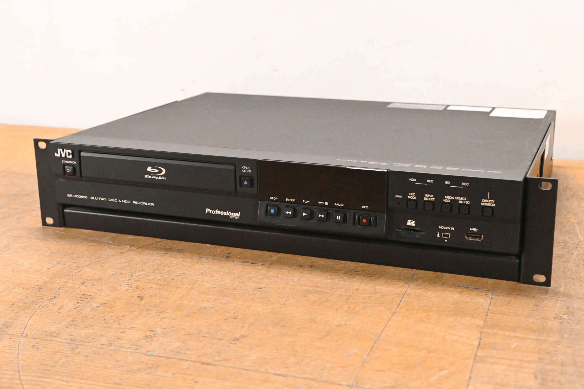 JVC SR-HD2500US Blu-Ray Disc & HDD Recorder with HD-SDI