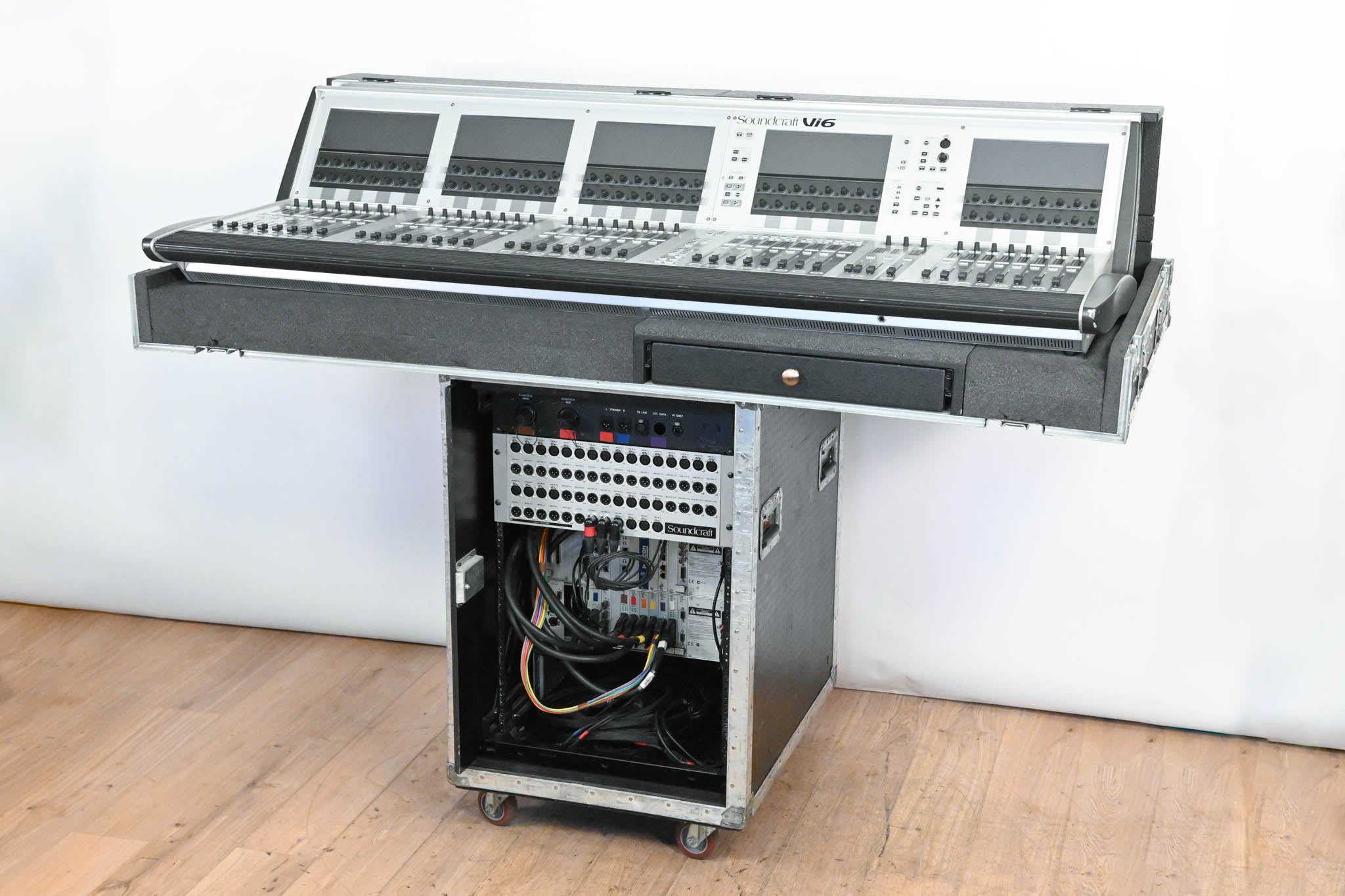 Soundcraft Vi6 Console with Local Rack, Stage Box, and Breakout Box