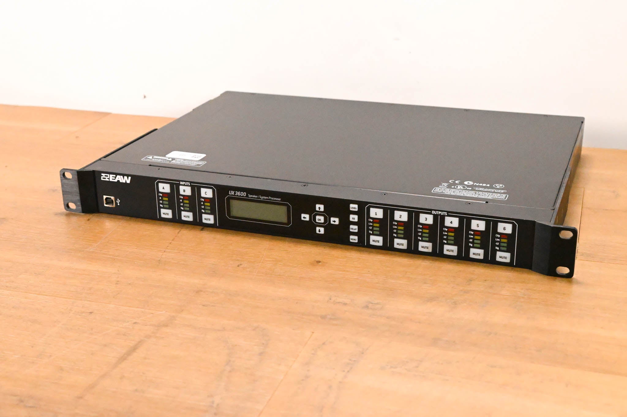 EAW UX3600 3x6 Digital Signal Processor