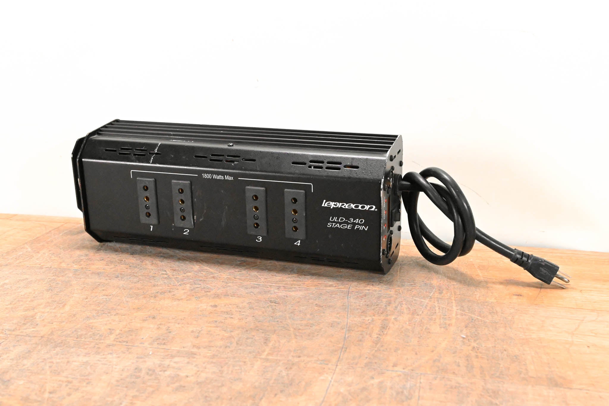Leprecon ULD-340 4-Channel 15A Tree Mount Dimmer with Stage Pin Output