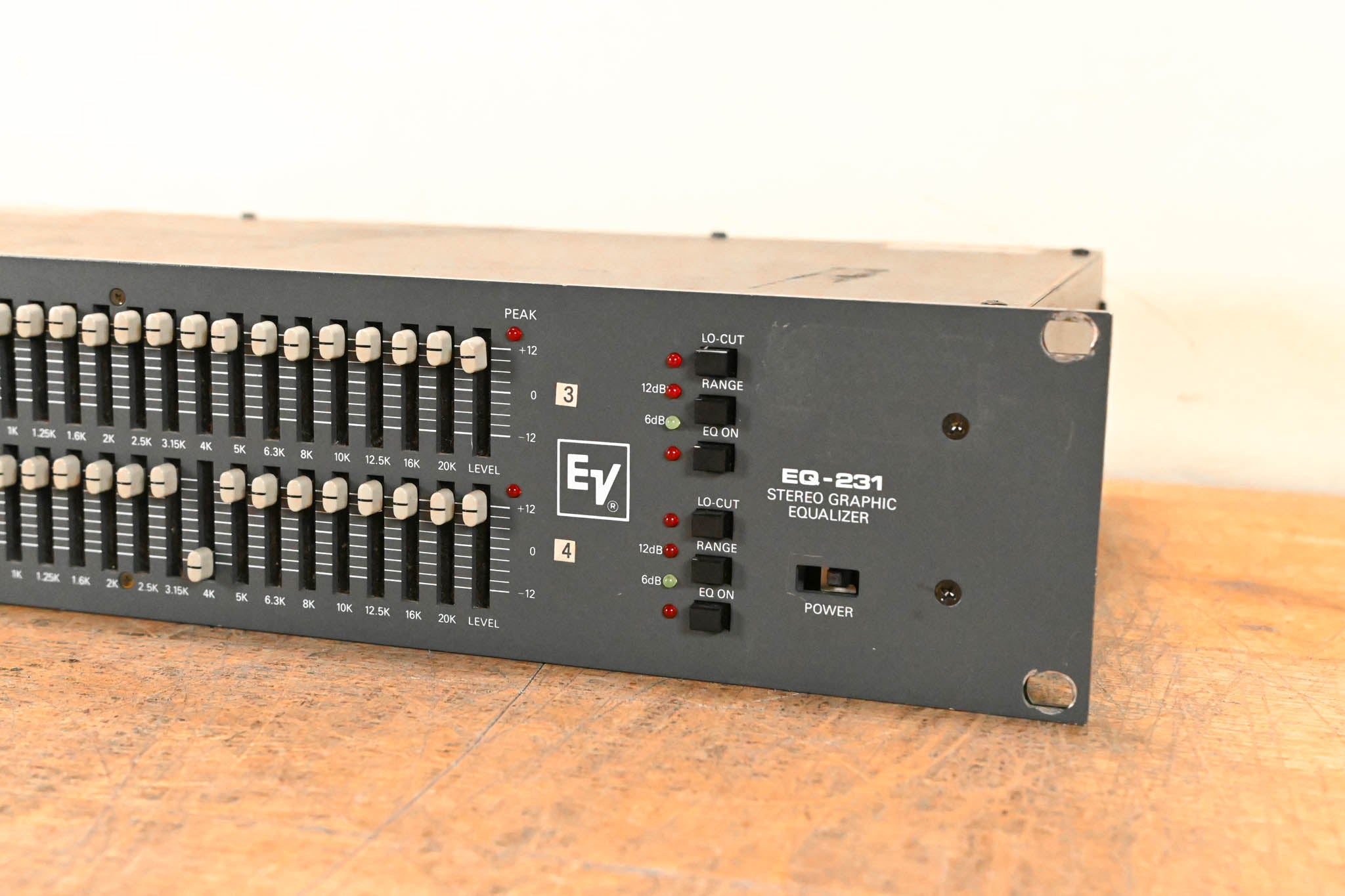Electro-Voice (EV) EQ-231 Stereo One-Third Octave Graphic Equalizer