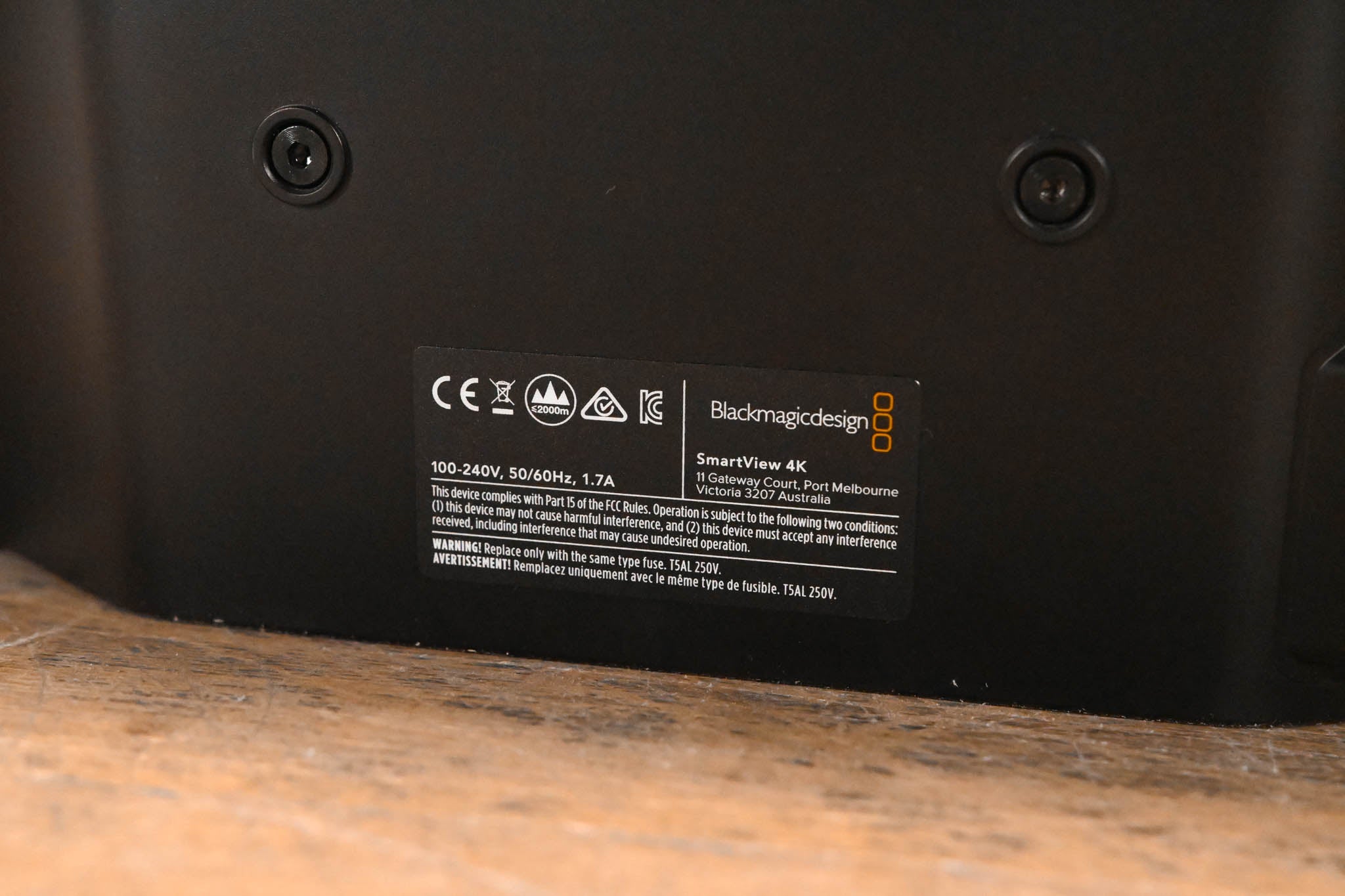 Blackmagic Design SmartView 4K 15.6" UltraHD Broadcast Monitor